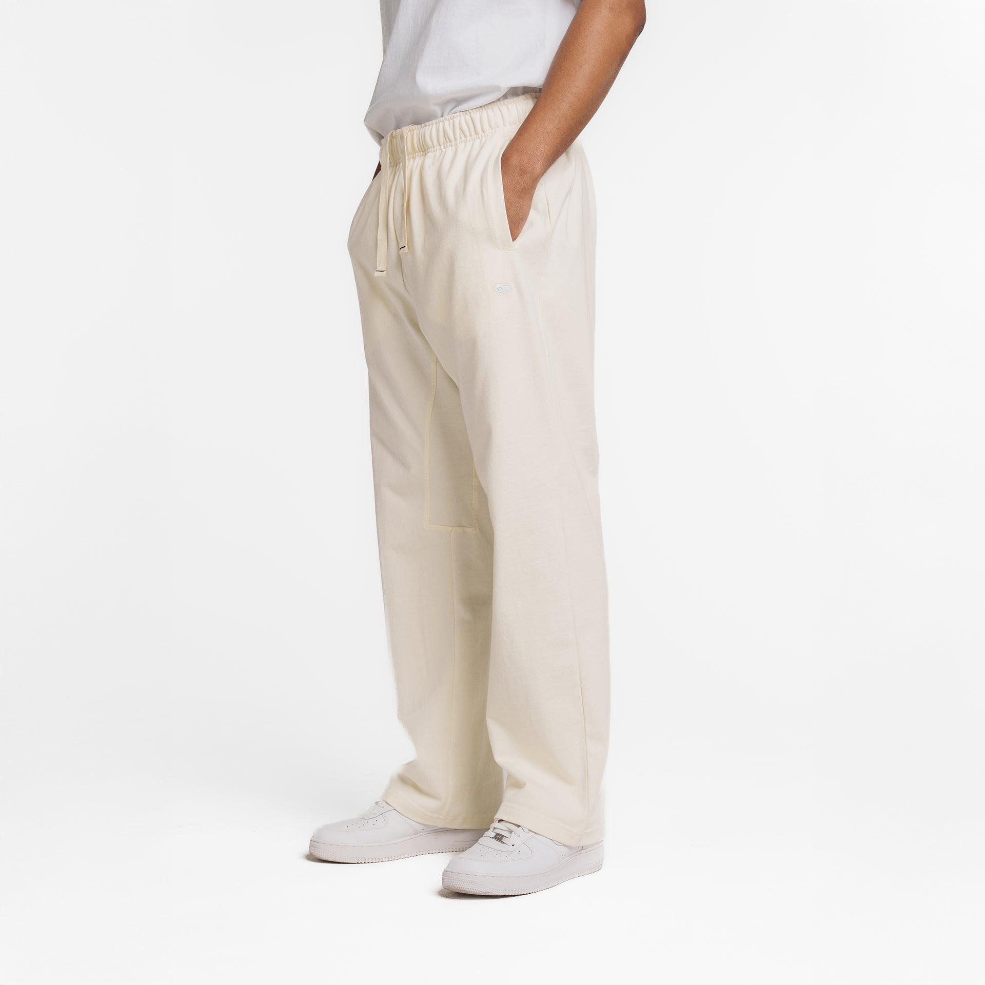New Era Branded Alden Chrome White Sweatpants - Image 2