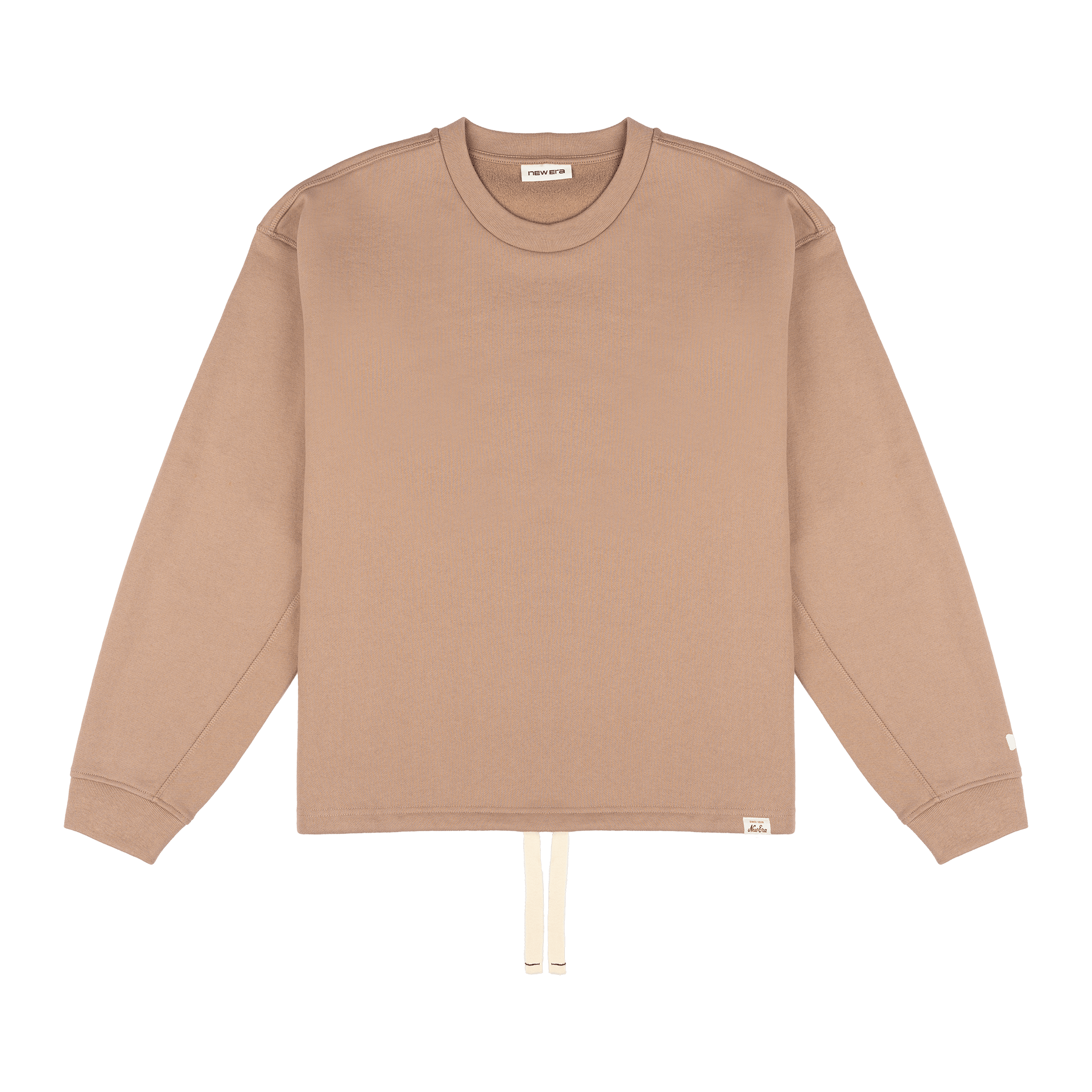 New Era Branded Alden Taupe Gray Crewneck - Image 2