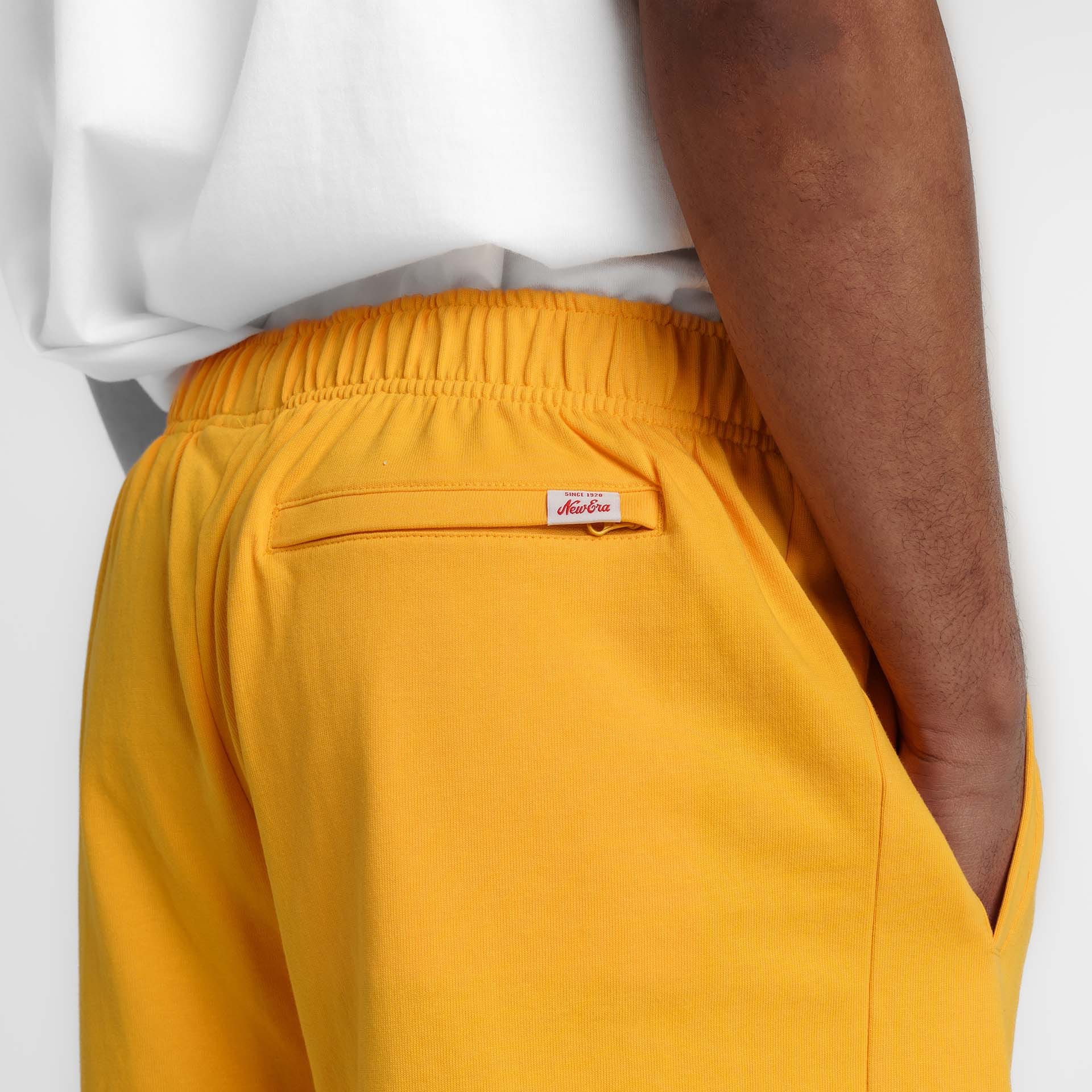 New Era Branded Alden Gold Sweatshorts - Image 4