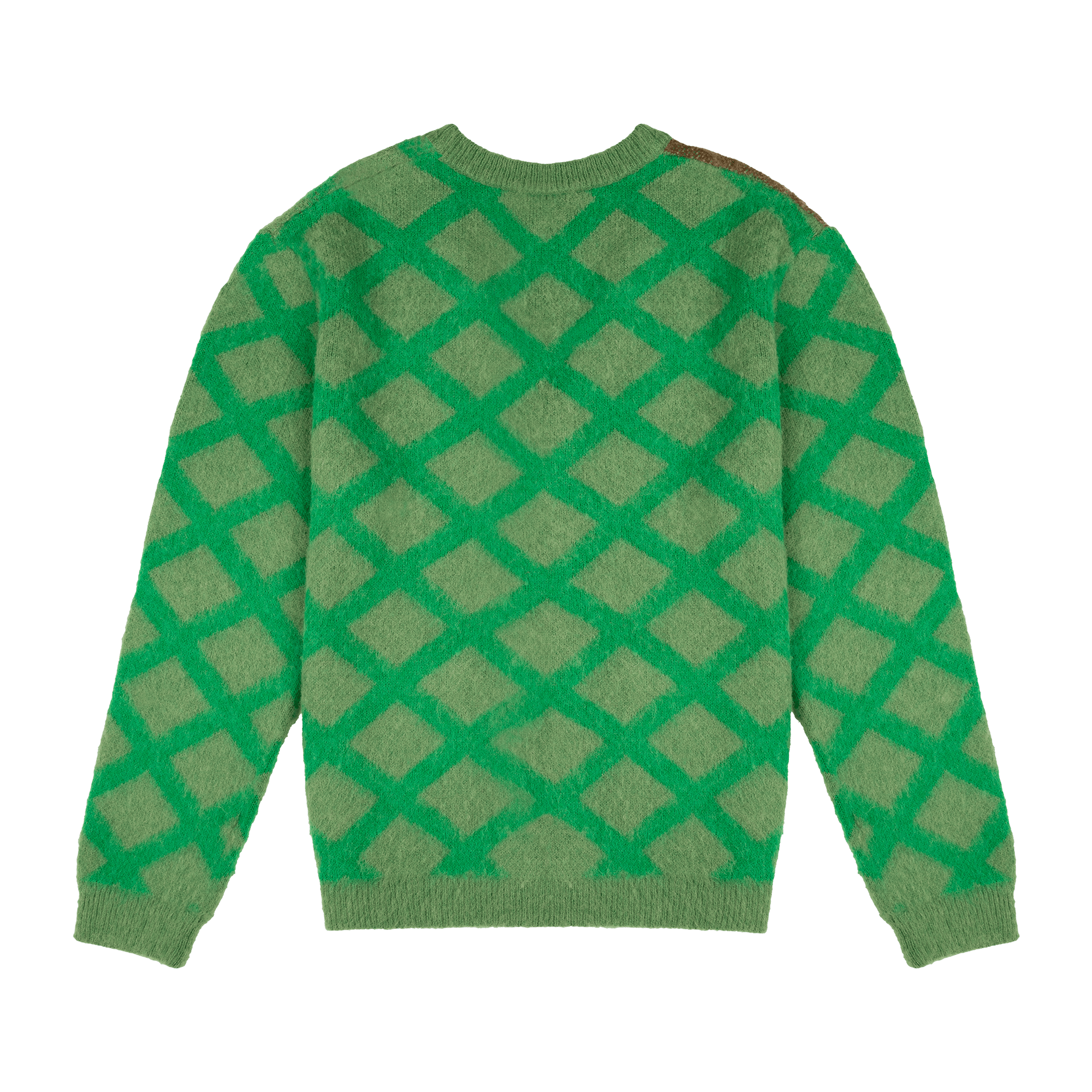 New Era Branded Mohair Field Kelly Green Cardigan - Image 2