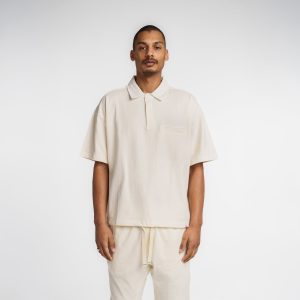 New Era Branded Alden Chrome White Rugby Shirt