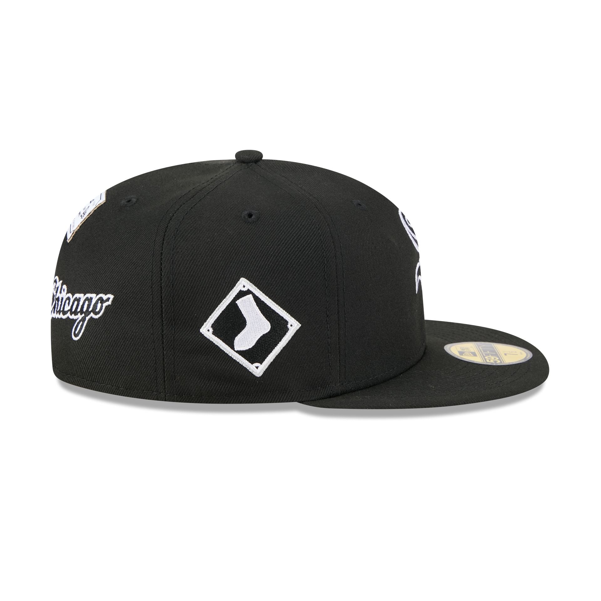 Alpha Industries x Chicago White Sox Black 59FIFTY Fitted Hat - Image 5