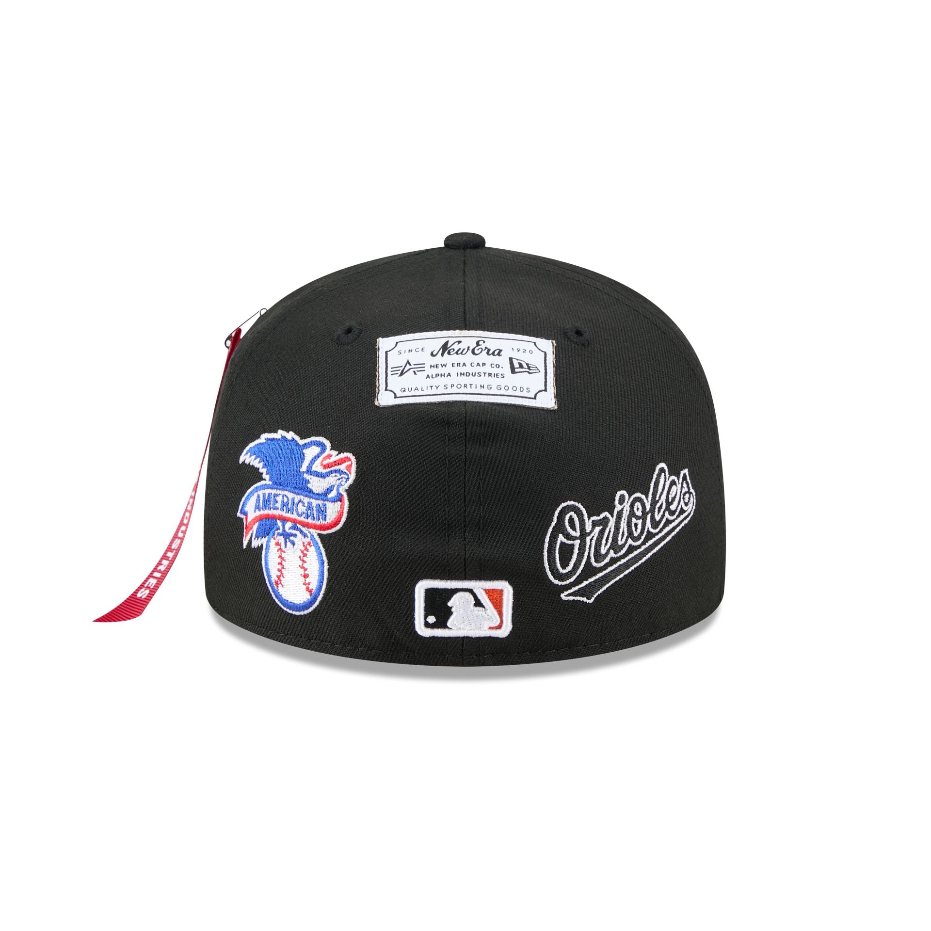 Alpha Industries x Baltimore Orioles Black 59FIFTY Fitted Hat - Image 6
