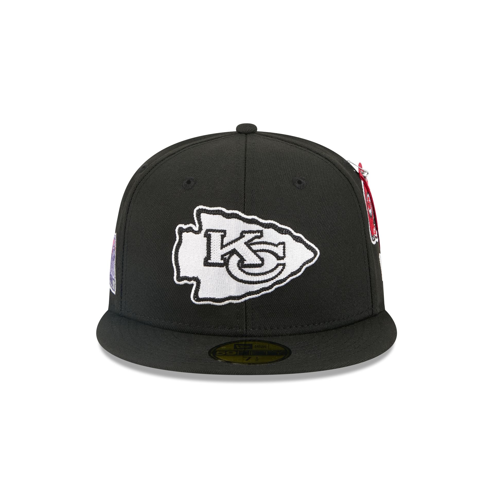 Alpha Industries x Kansas City Chiefs Black 59FIFTY Fitted Hat - Image 2