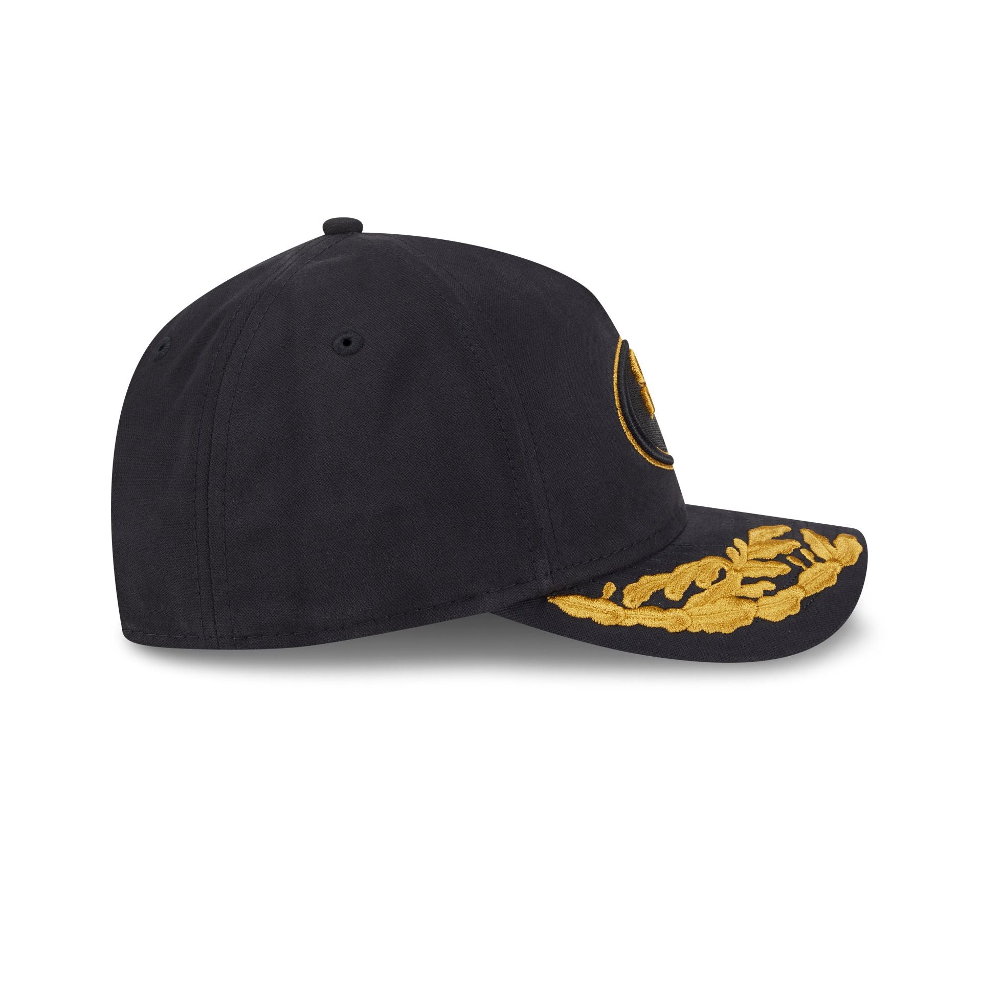 Alpha Industries x San Francisco 49ers Black 9FORTY M-Crown A-Frame Snapback Hat - Image 5