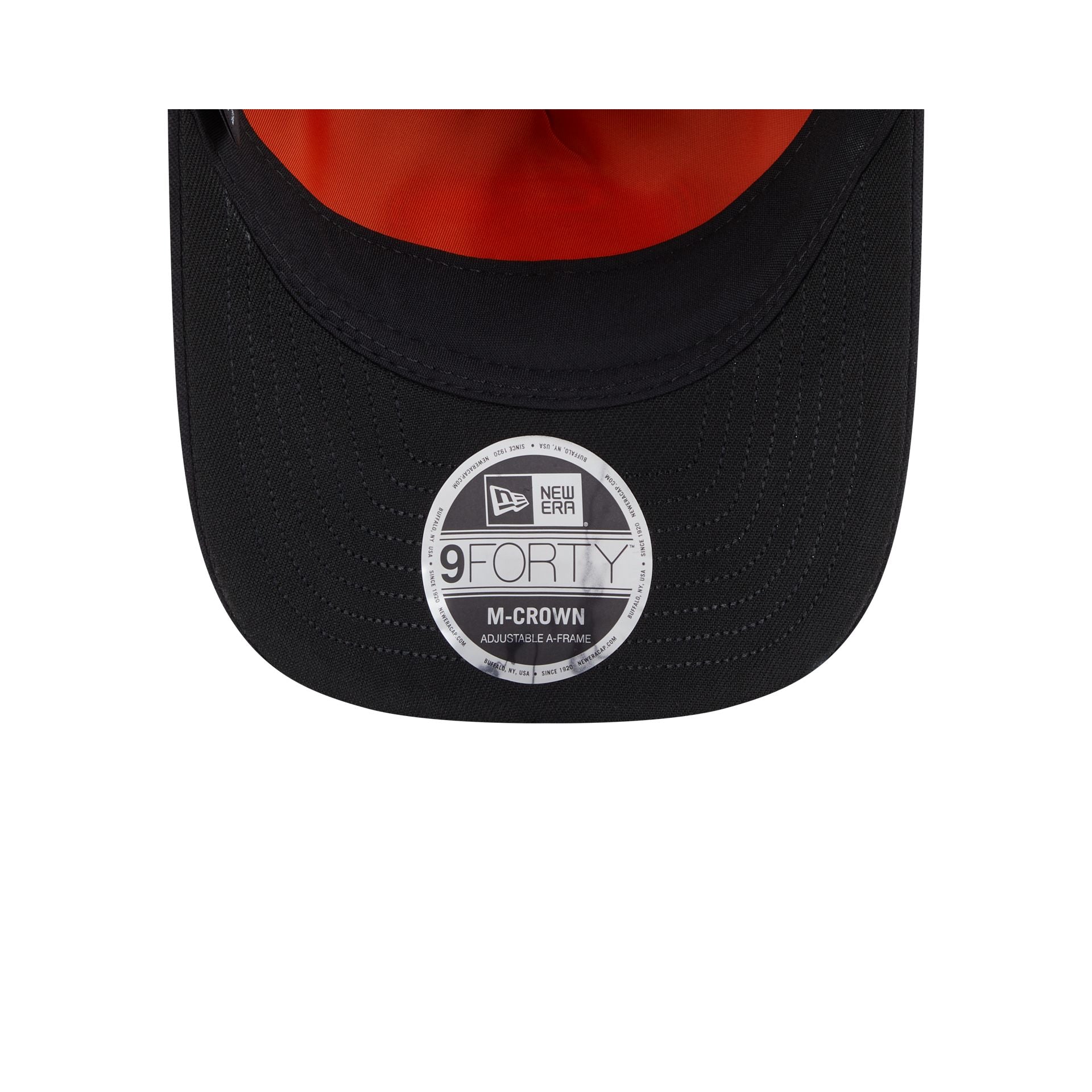Alpha Industries x San Francisco 49ers Black 9FORTY M-Crown A-Frame Snapback Hat - Image 7