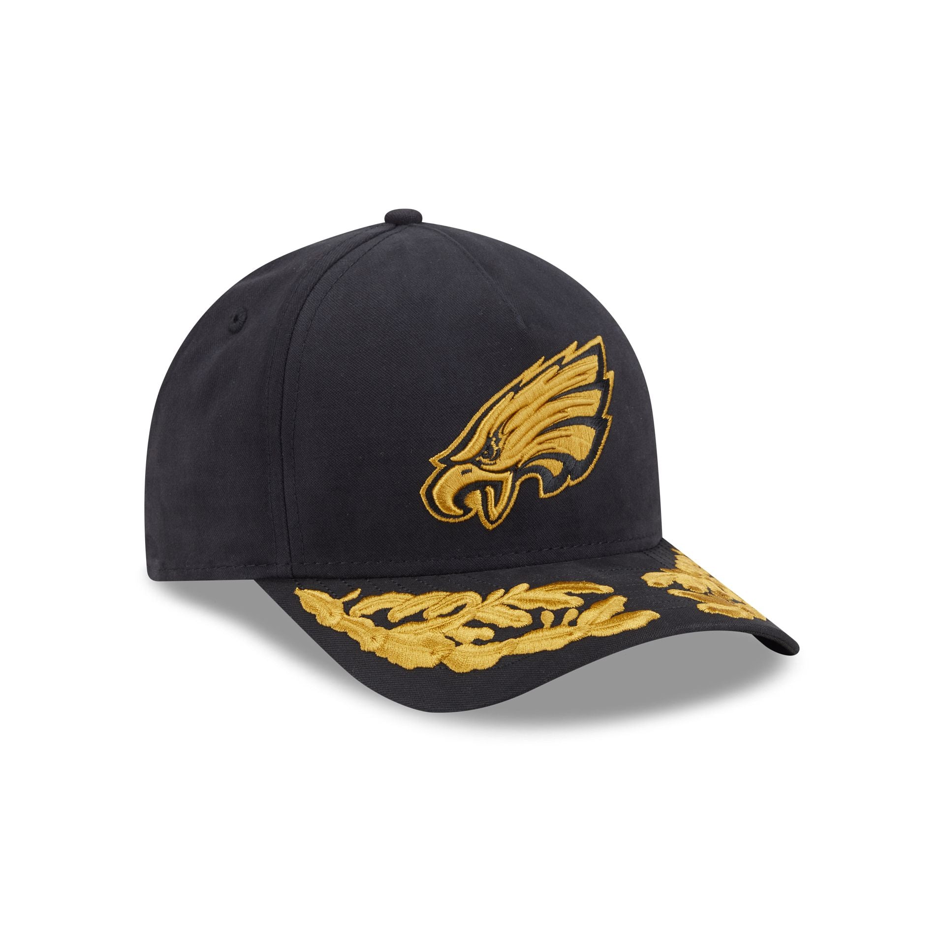 Alpha Industries x Philadelphia Eagles Black 9FORTY M-Crown A-Frame Snapback Hat - Image 3