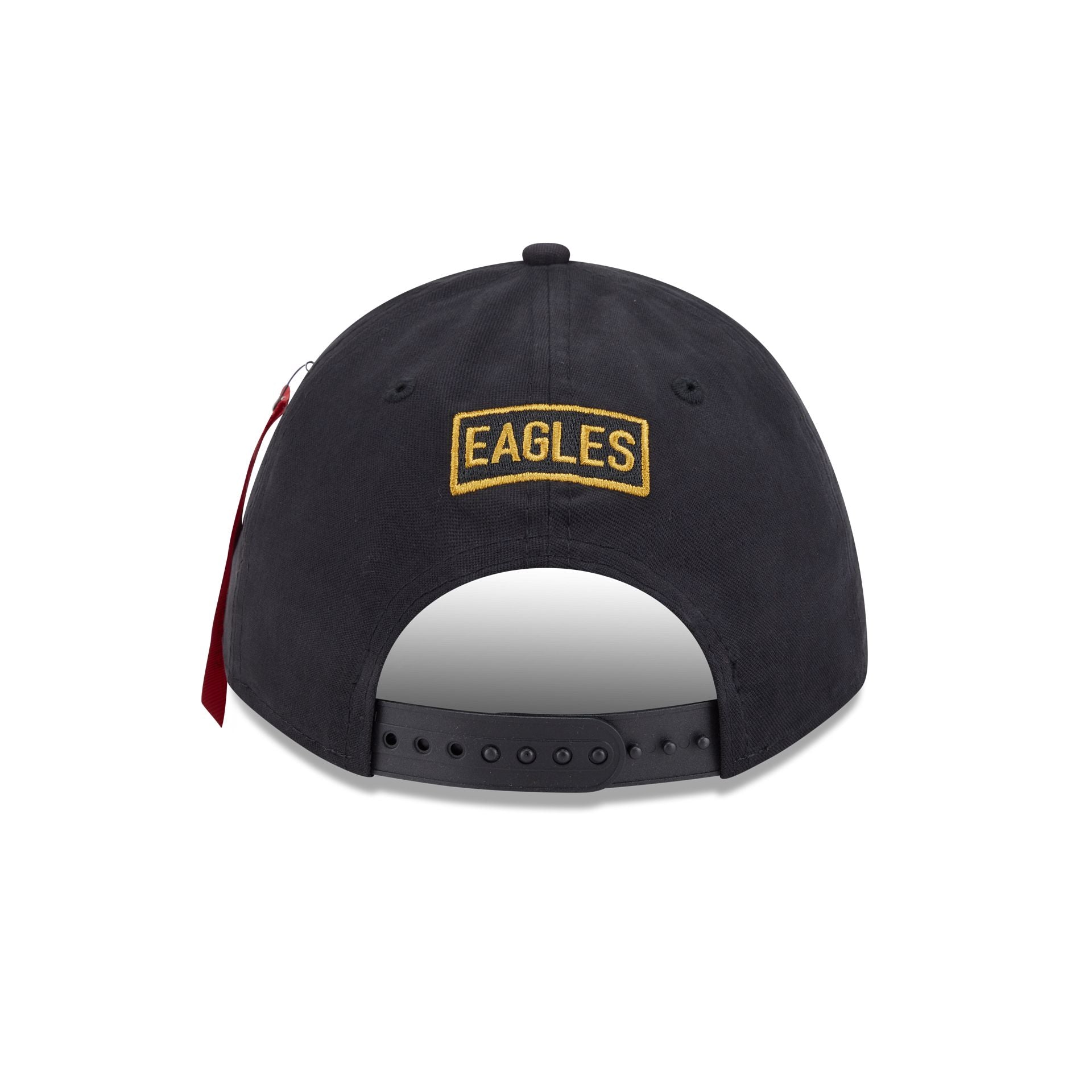 Alpha Industries x Philadelphia Eagles Black 9FORTY M-Crown A-Frame Snapback Hat - Image 6