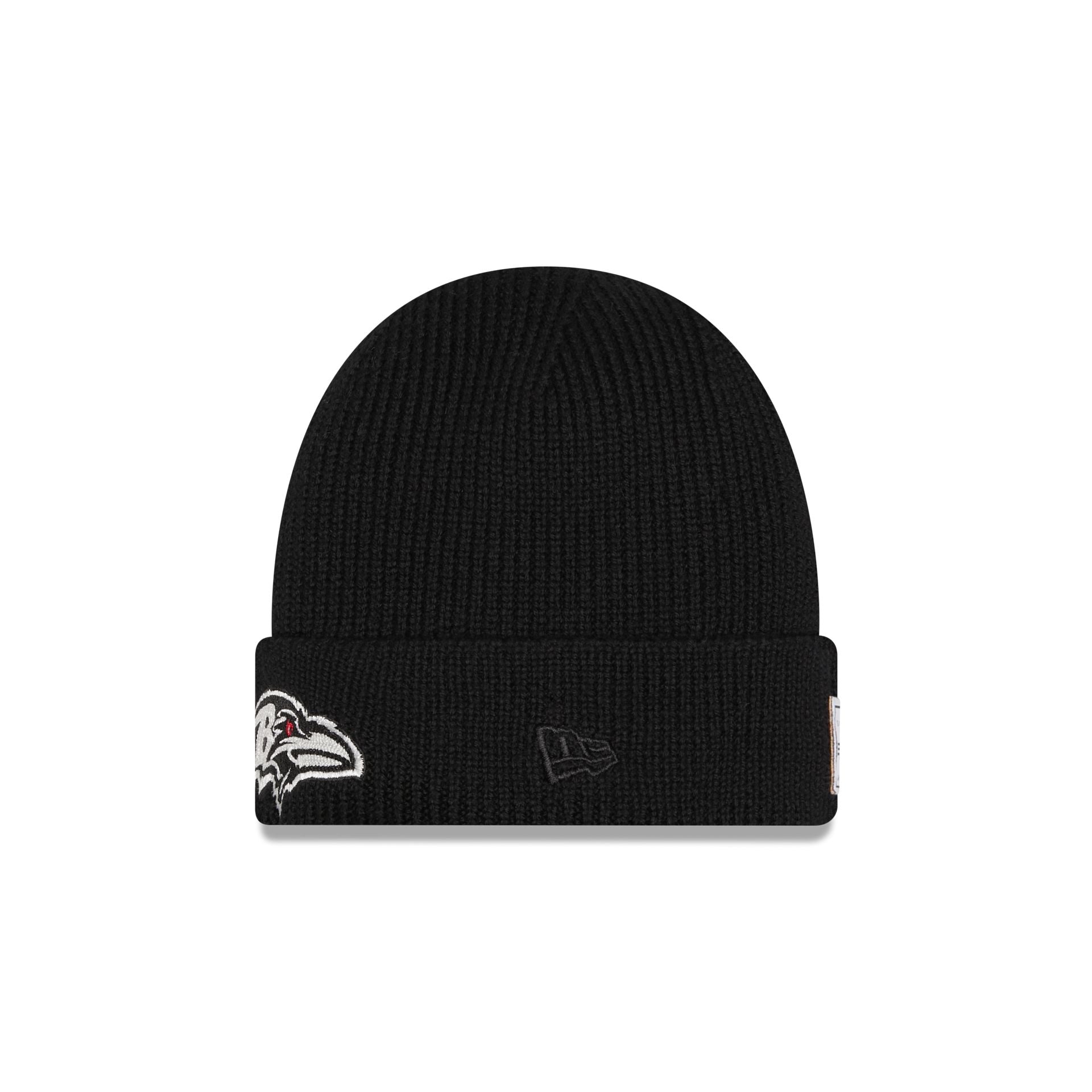 Alpha Industries x Baltimore Ravens Black Cuff Knit Hat - Image 2