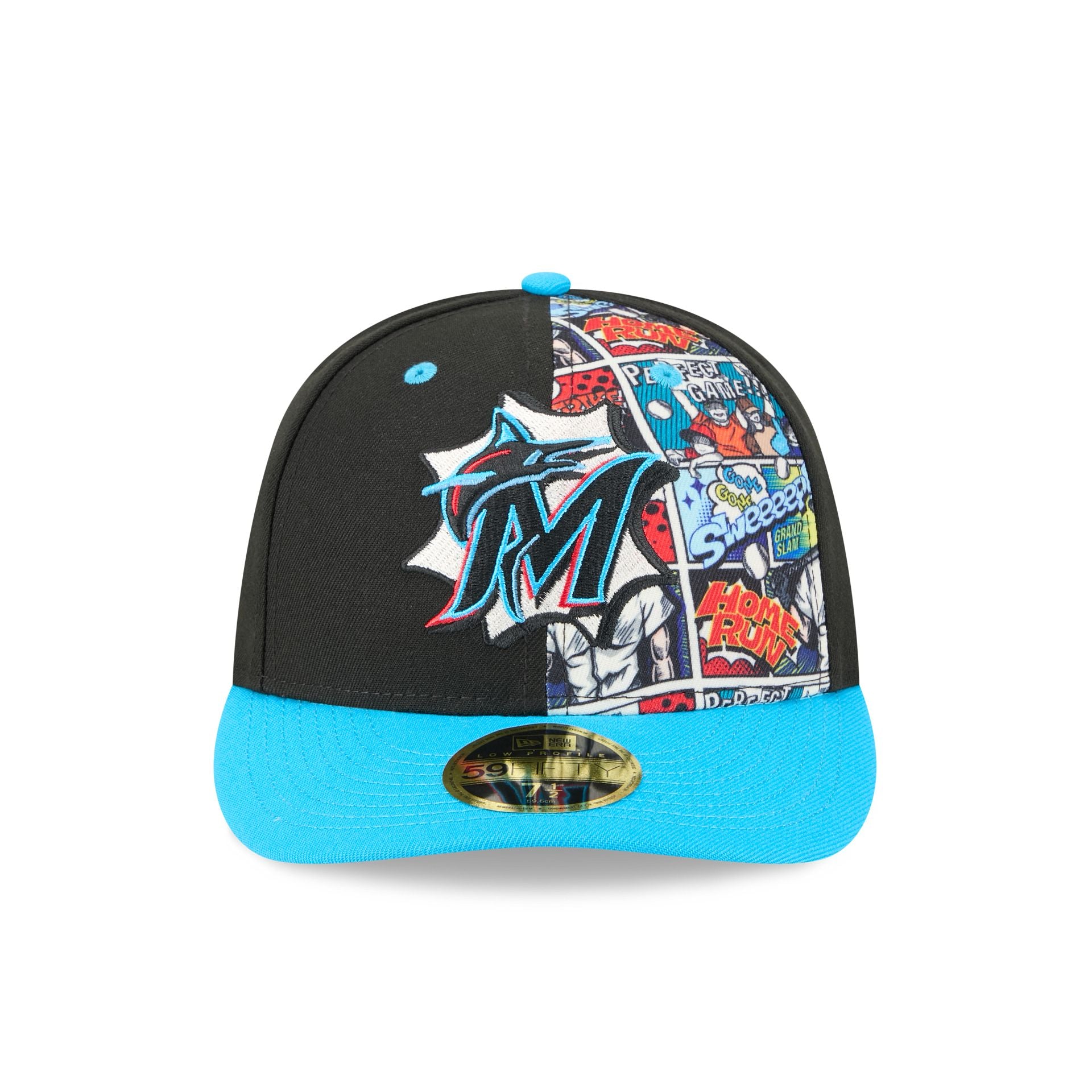 Miami Marlins Diamond Hero Edition Low Profile 59FIFTY Fitted Hat - Image 2