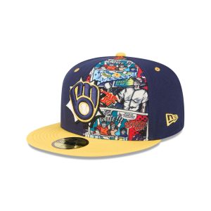 Milwaukee Brewers Diamond Hero Edition 59FIFTY Fitted Hat