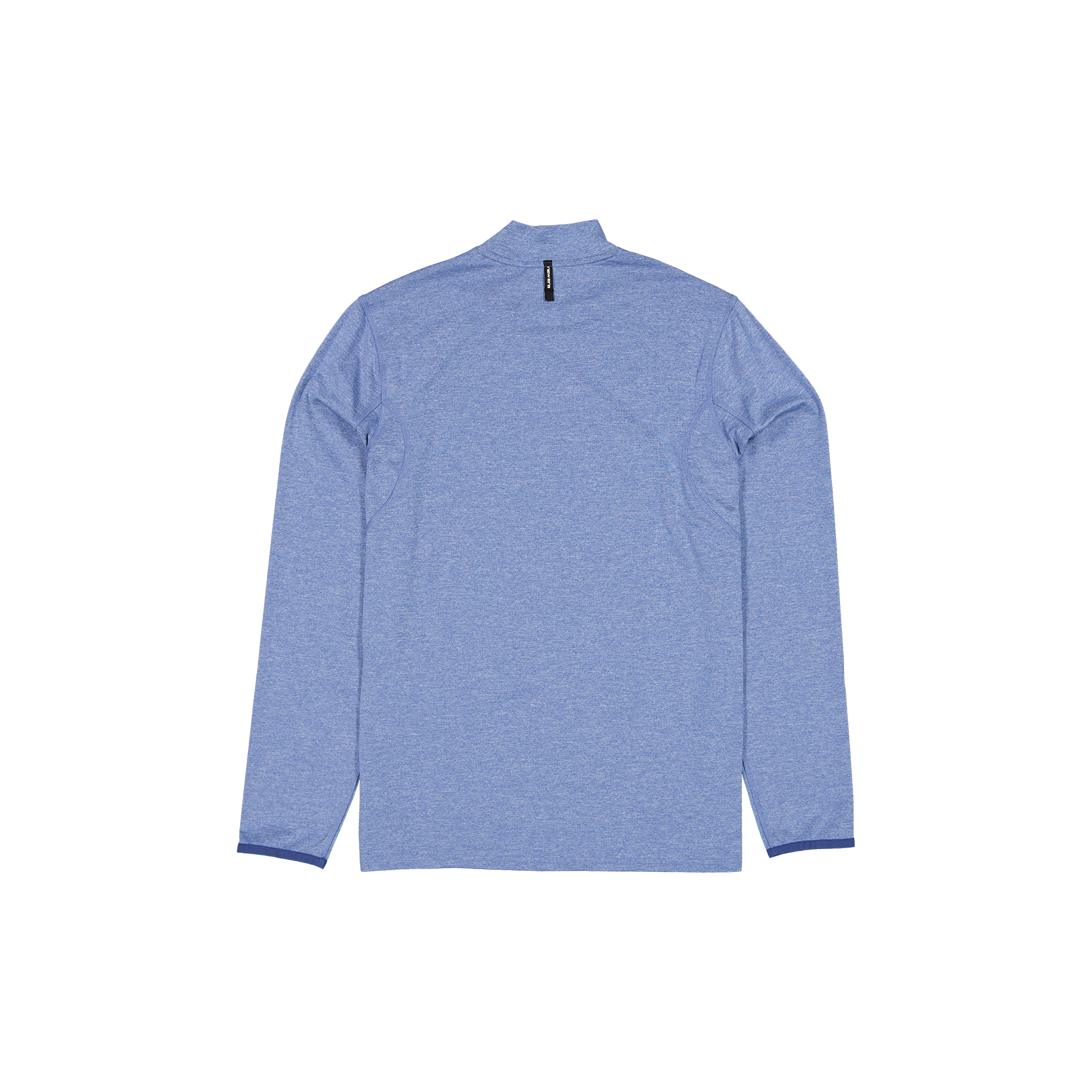 New Era Branded Golf Heather Indigo Blue Long-Sleeve Shirt - Image 2