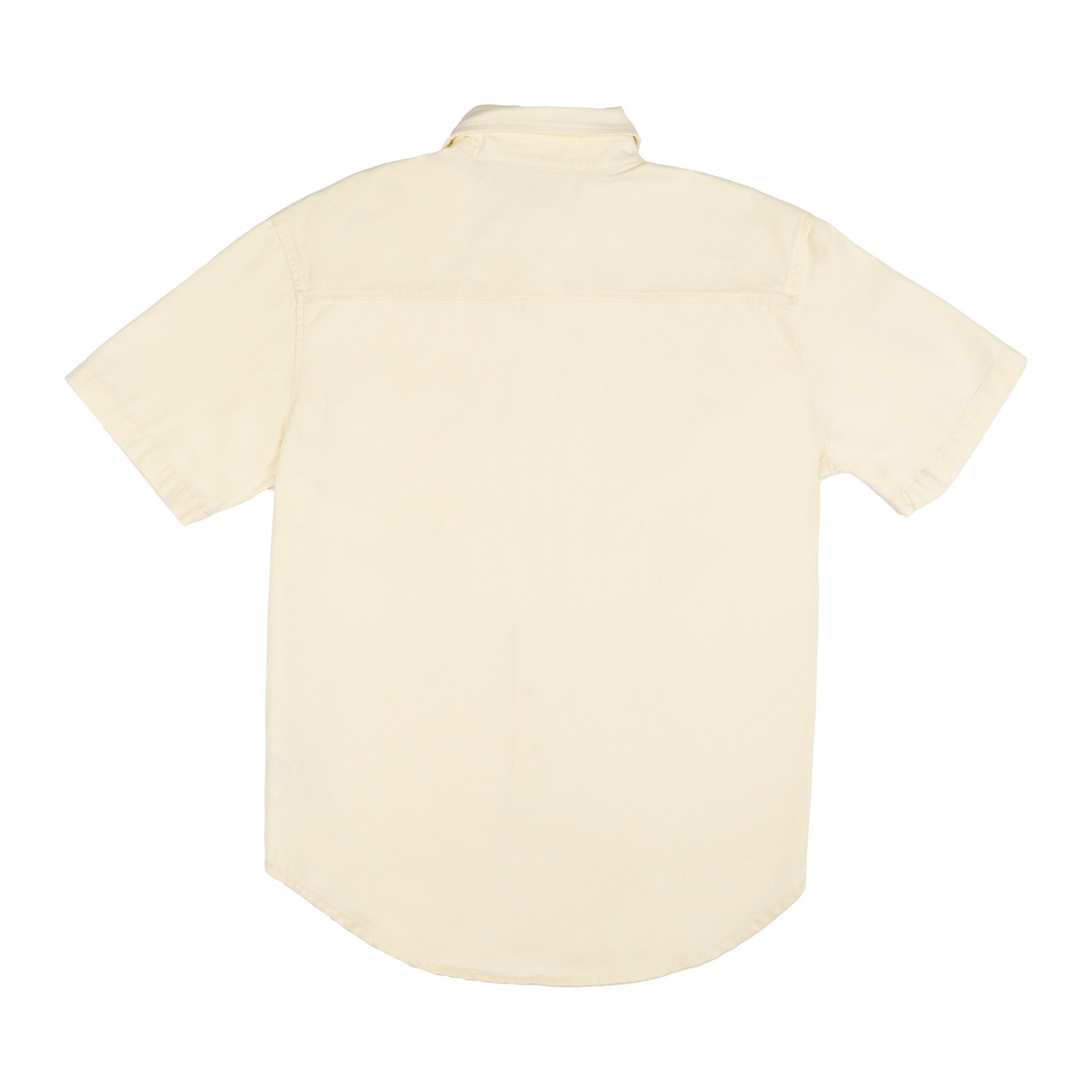 New Era Branded Ellicott Chrome White Twill Half Sleeve Button Up Shirt - Image 3