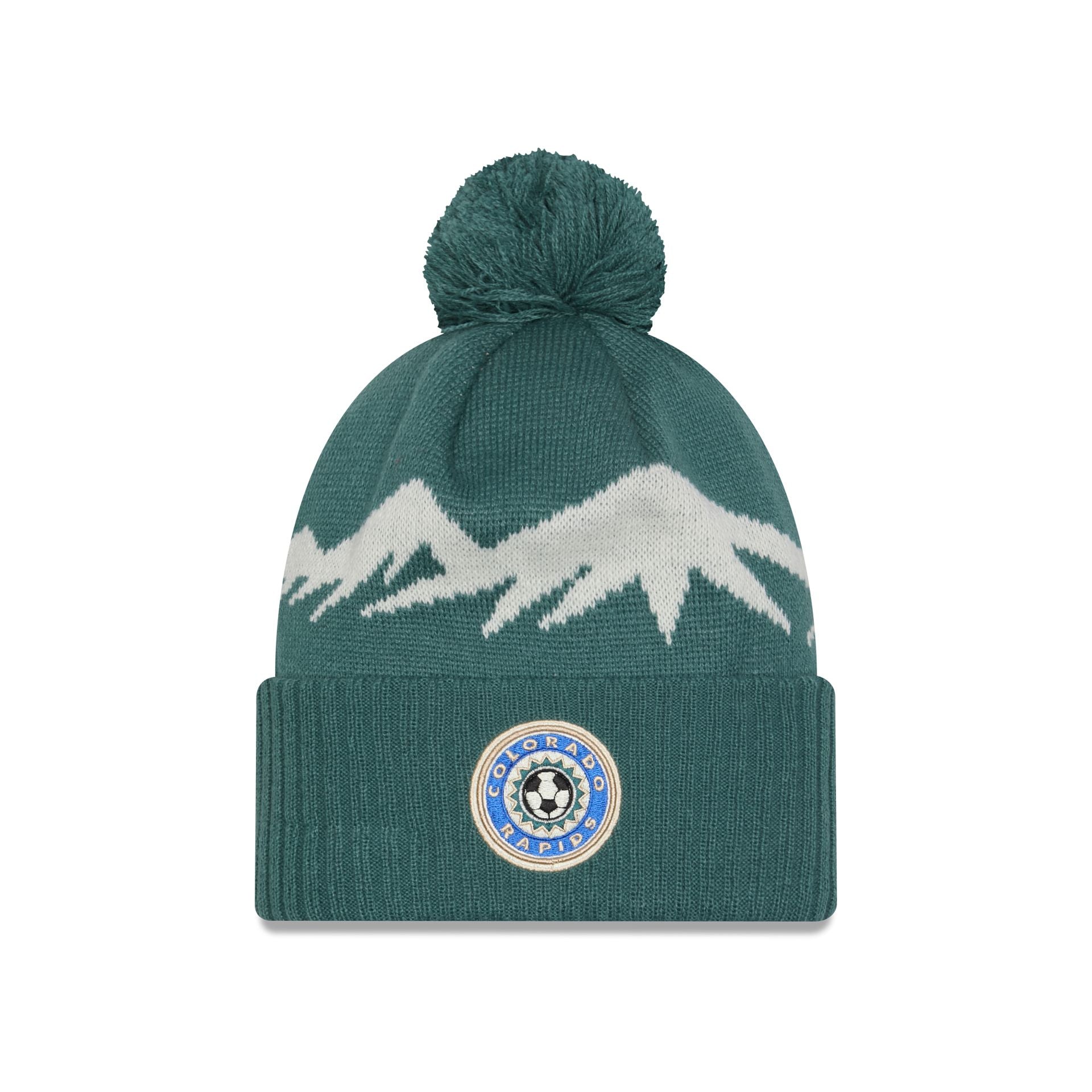 Colorado Rapids 2025 Jersey Hook Green Pom Knit Hat