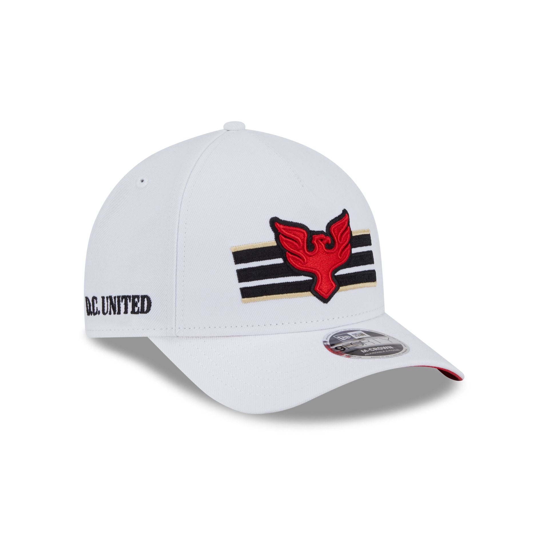 D.C. United 2025 Jersey Hook White 9FORTY M-Crown A-Frame Snapback Hat