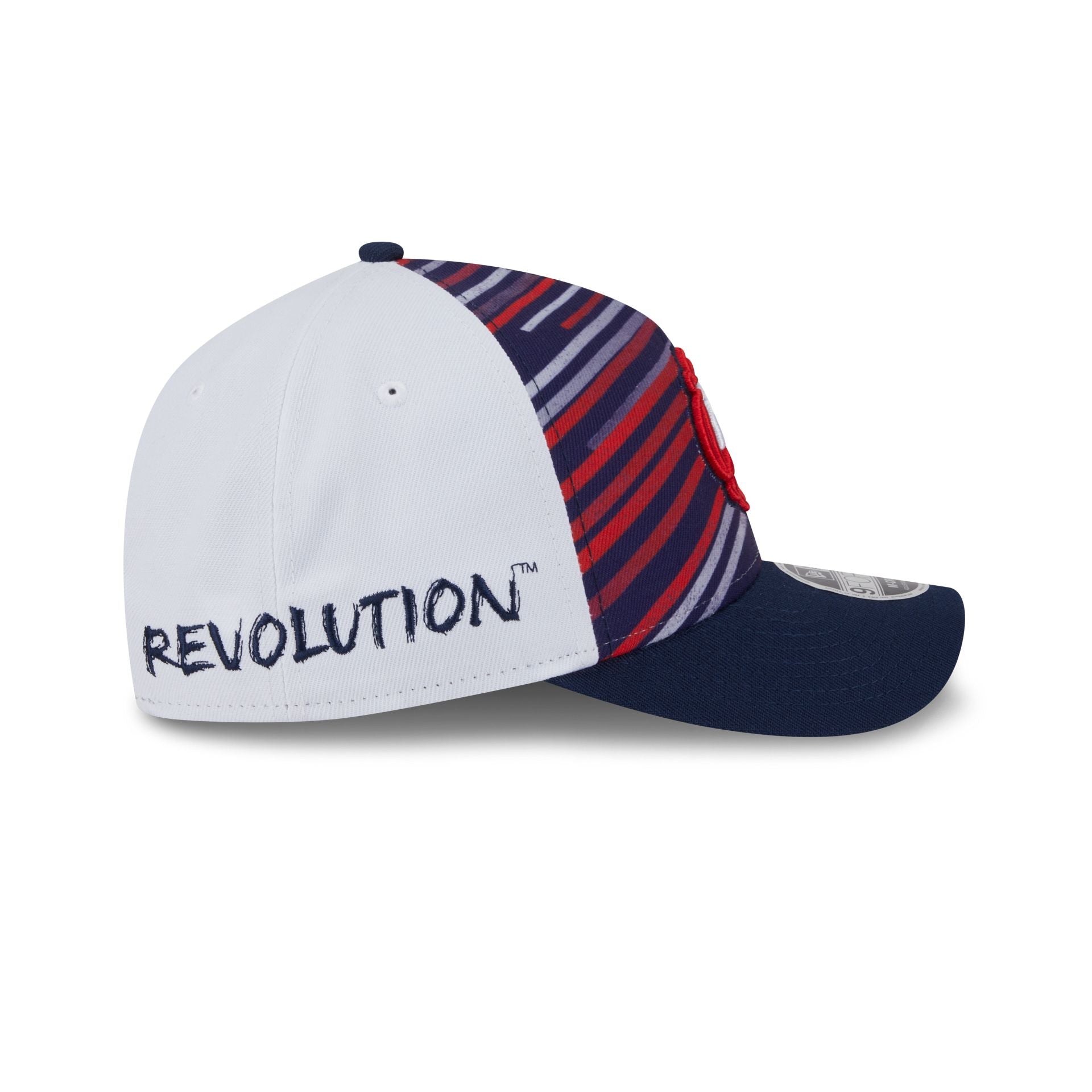 New England Revolution 2025 Jersey Hook Multicolor 9FORTY M-Crown A-Frame Snapback Hat - Image 4