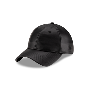 New Era Branded Unstructured Leather 9FORTY Adjustable Hat