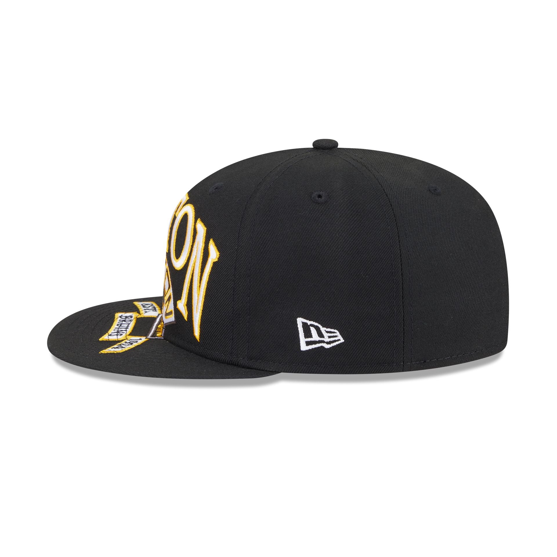 Boston Bruins Oversized 59FIFTY Fitted Hat - Image 4