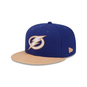 Tampa Bay Lightning Leather Visor 59FIFTY Fitted Hat