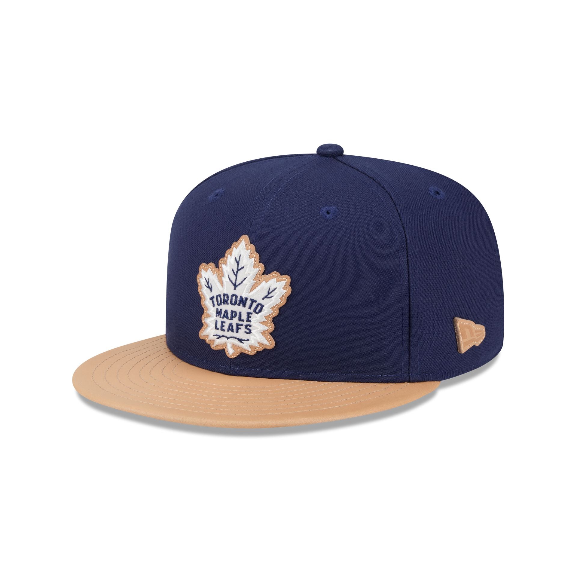 Toronto Maple Leafs Leather Visor 59FIFTY Fitted Hat