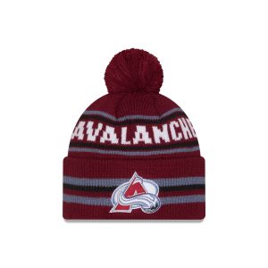 Colorado Avalanche Classic Pom Knit Hat
