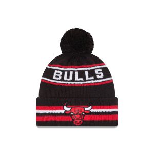 Chicago Bulls Classic Pom Knit Hat