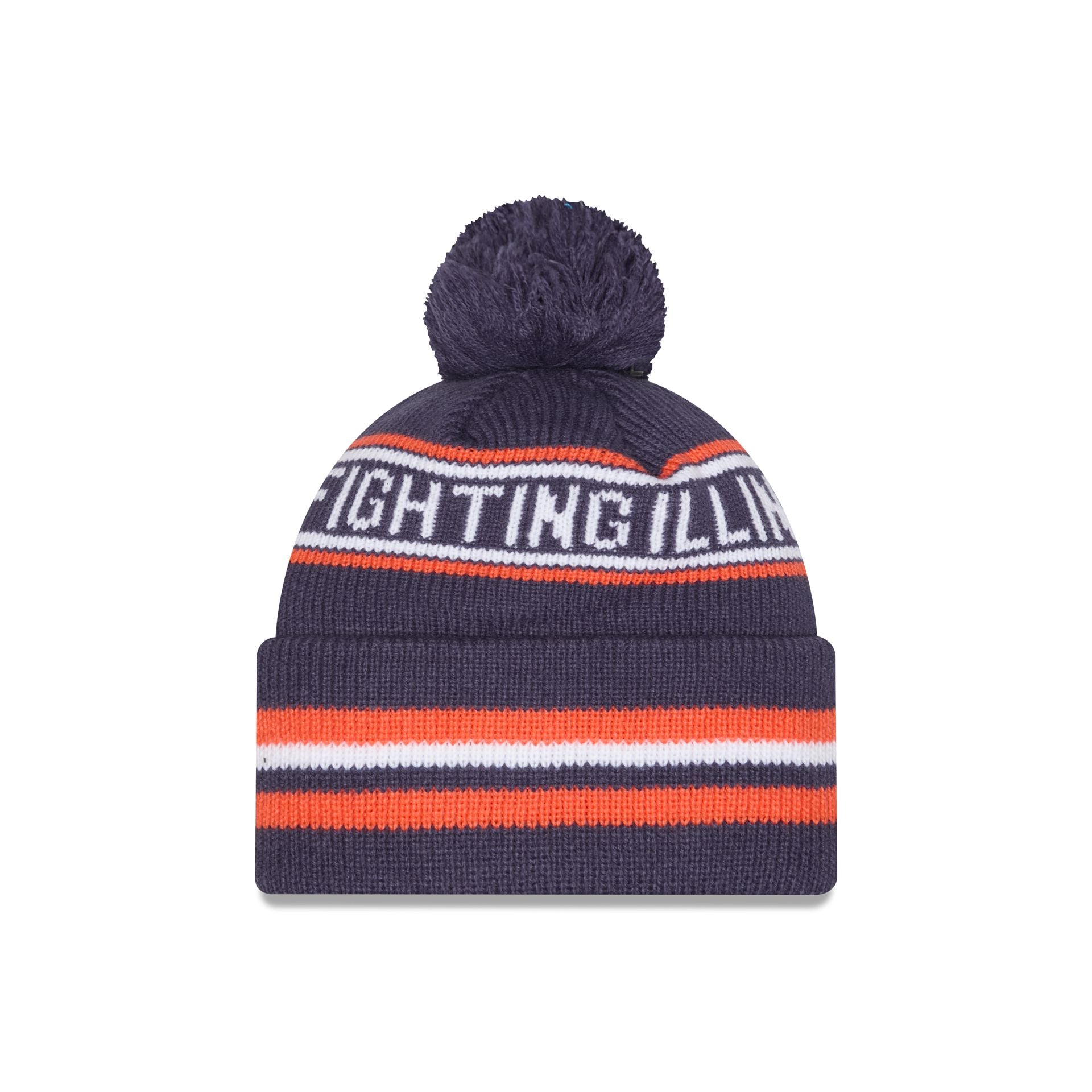 Illinois Fighting Illini Classic Pom Knit Hat - Image 6
