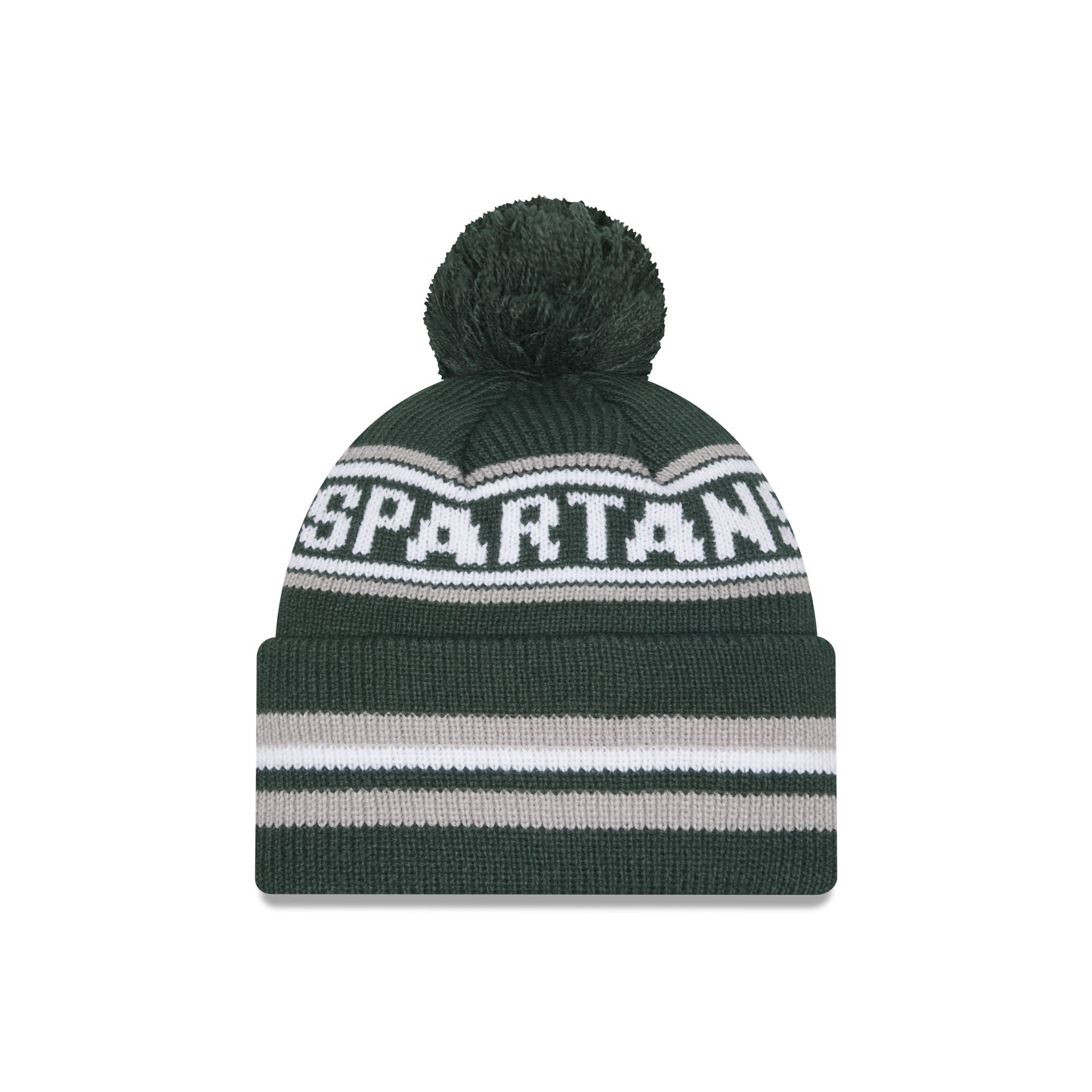 Michigan State Spartans Classic Pom Knit Hat - Image 3
