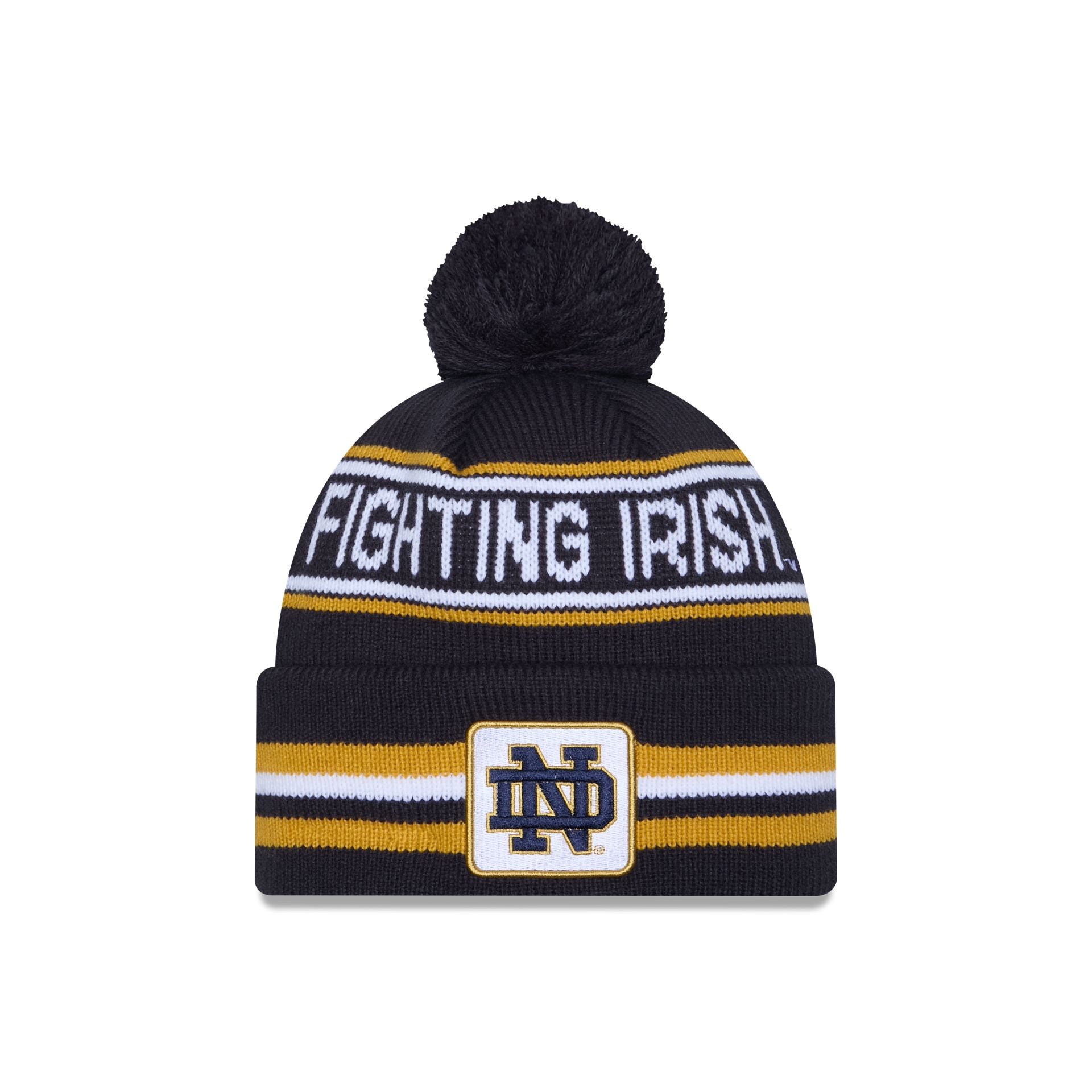 Notre Dame Fighting Irish Classic Pom Knit Hat