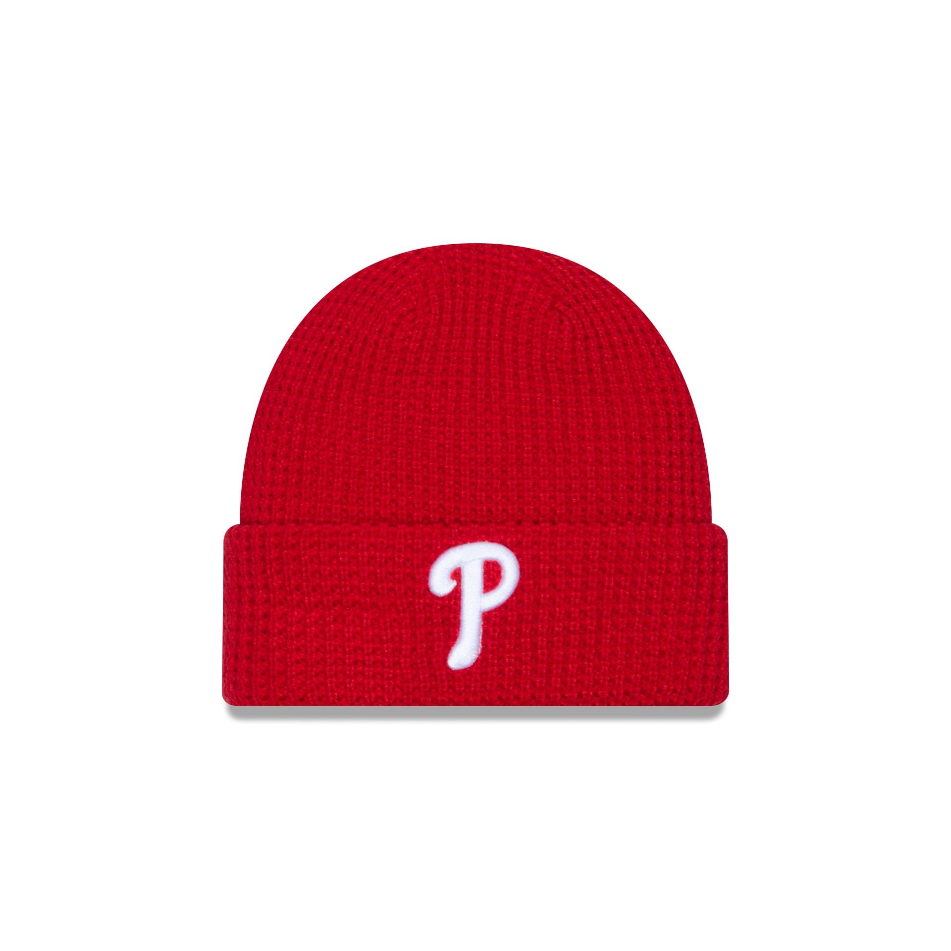 Philadelphia Phillies Waffle Stitch Knit Beanie Hat