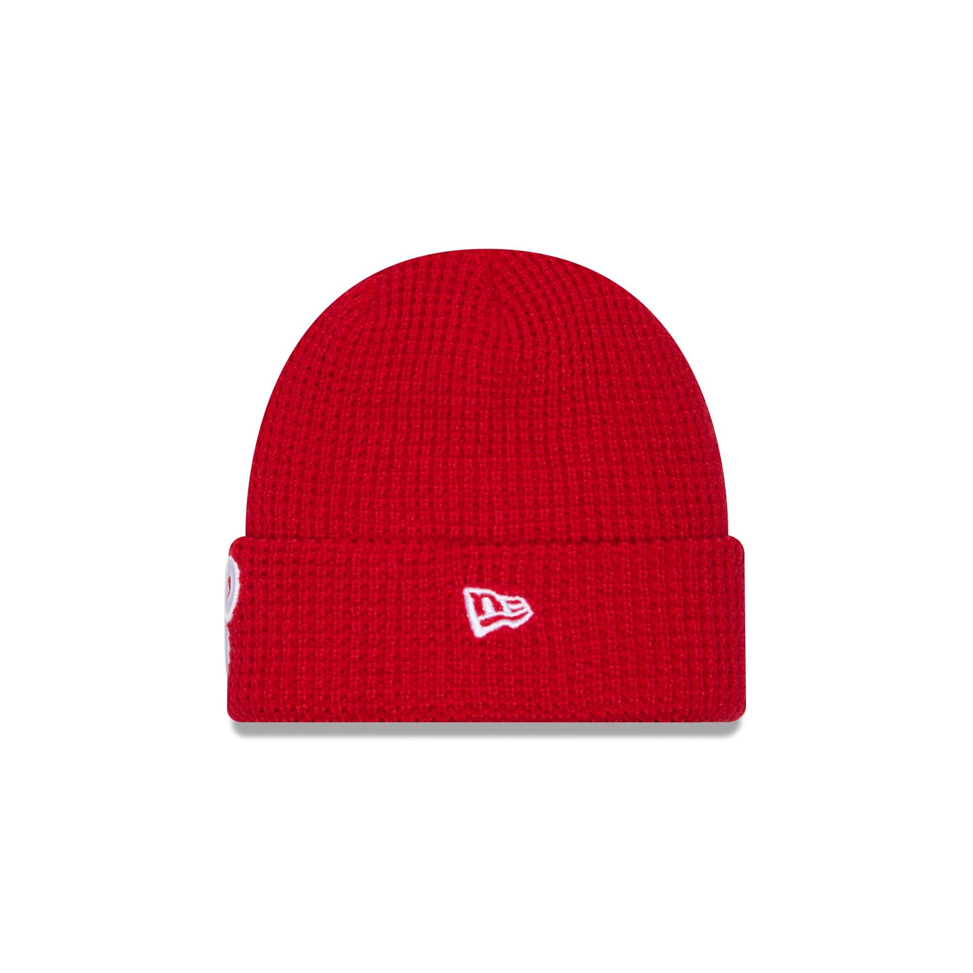 Philadelphia Phillies Waffle Stitch Knit Beanie Hat - Image 2