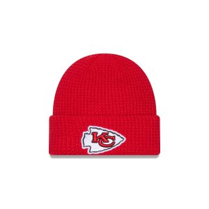 Kansas City Chiefs Waffle Stitch Knit Beanie Hat