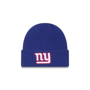 New York Giants Waffle Stitch Knit Beanie Hat