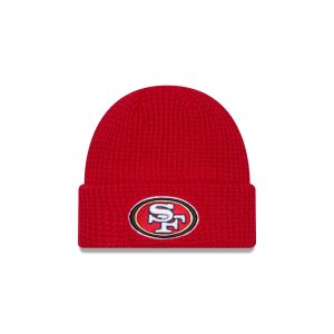 San Francisco 49ers Waffle Stitch Knit Beanie Hat