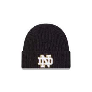 Notre Dame Fighting Irish Waffle Stitch Knit Beanie Hat