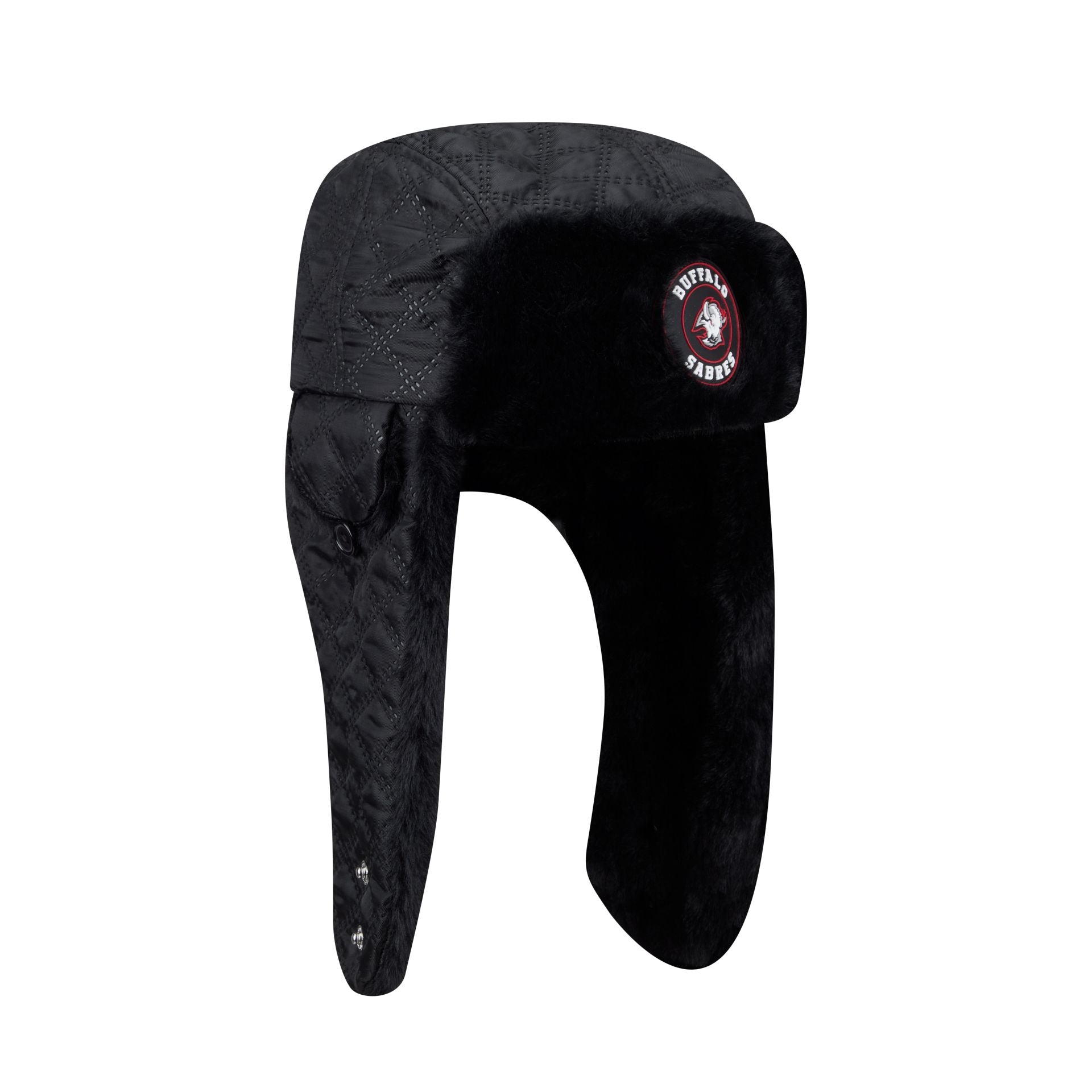 Buffalo Sabres Alternate Quilted Fashion Trapper Hat - Image 3