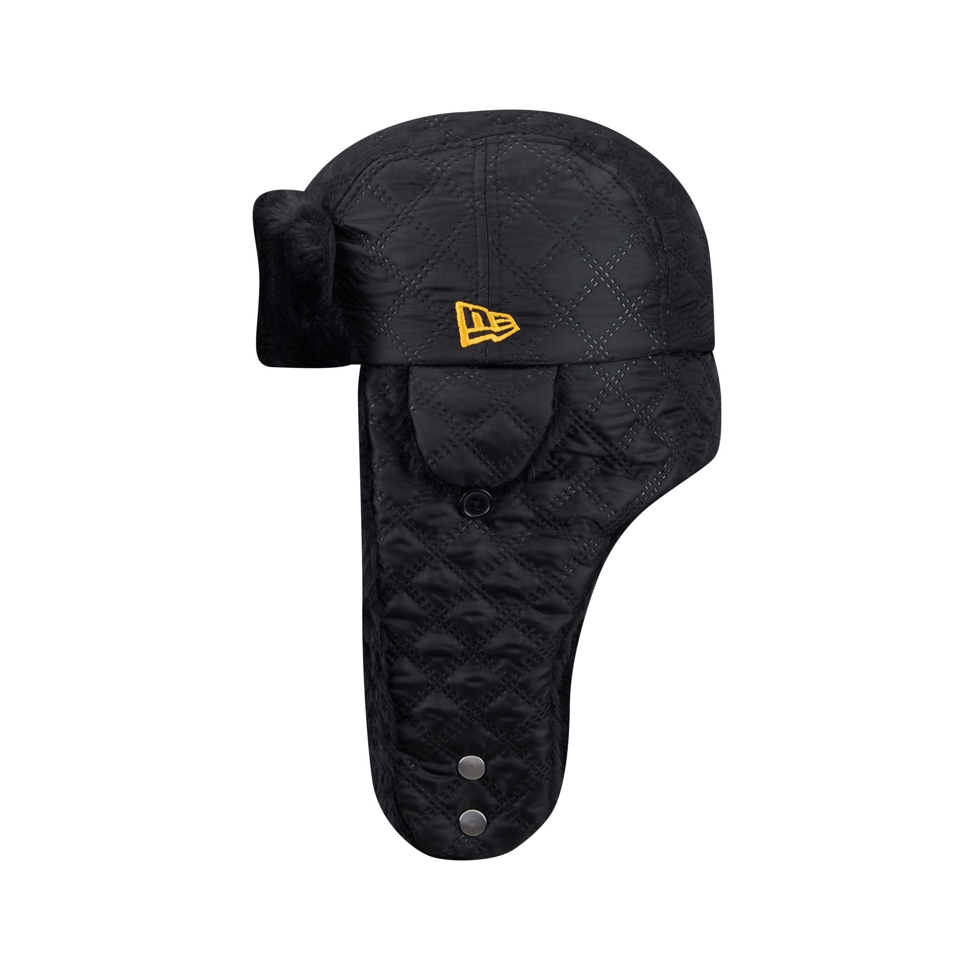 Pittsburgh Penguins Quilted Fashion Trapper Hat - Image 3