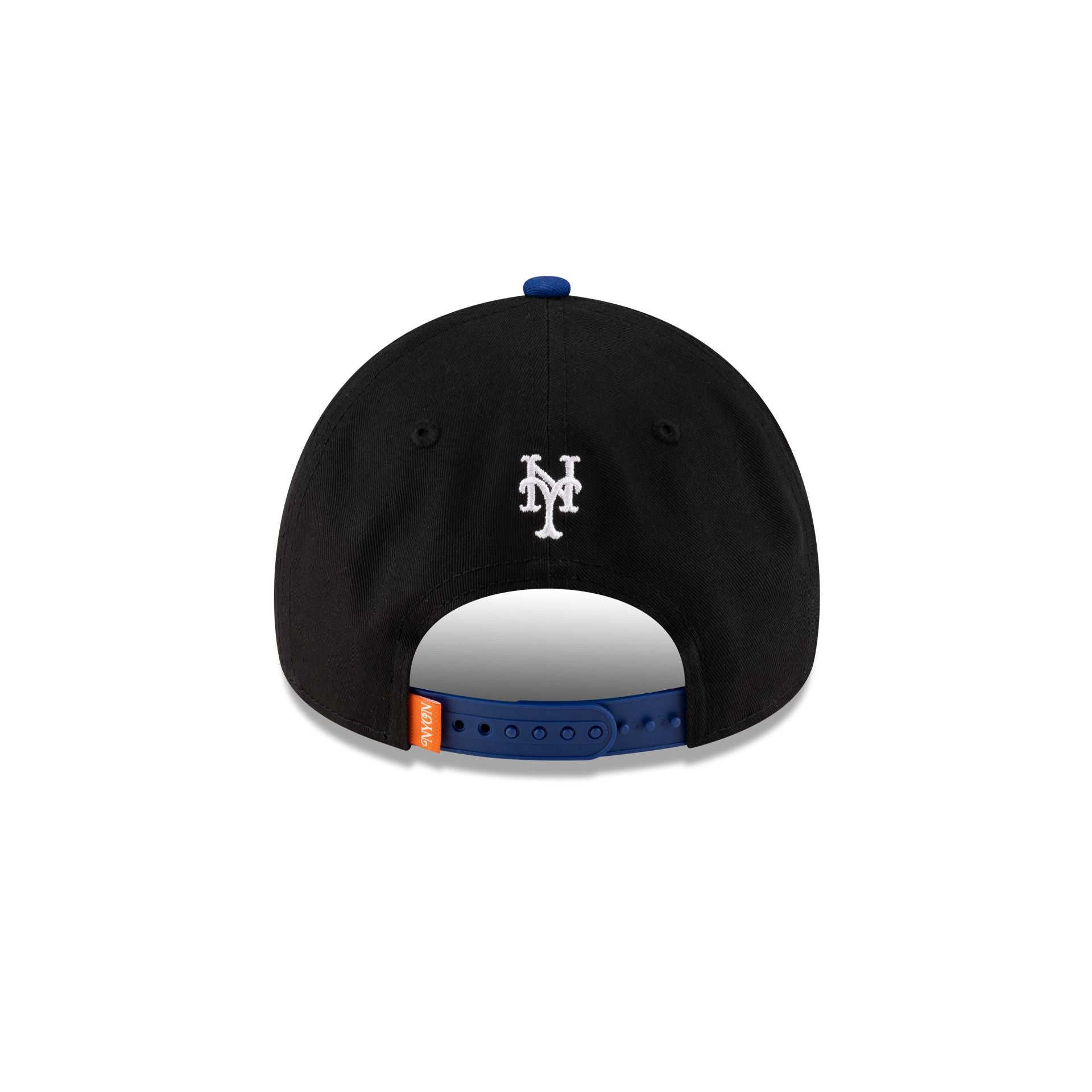 New York or Nowhere x New York Mets Black Wordmark 9FORTY A-Frame Snapback Hat - Image 6