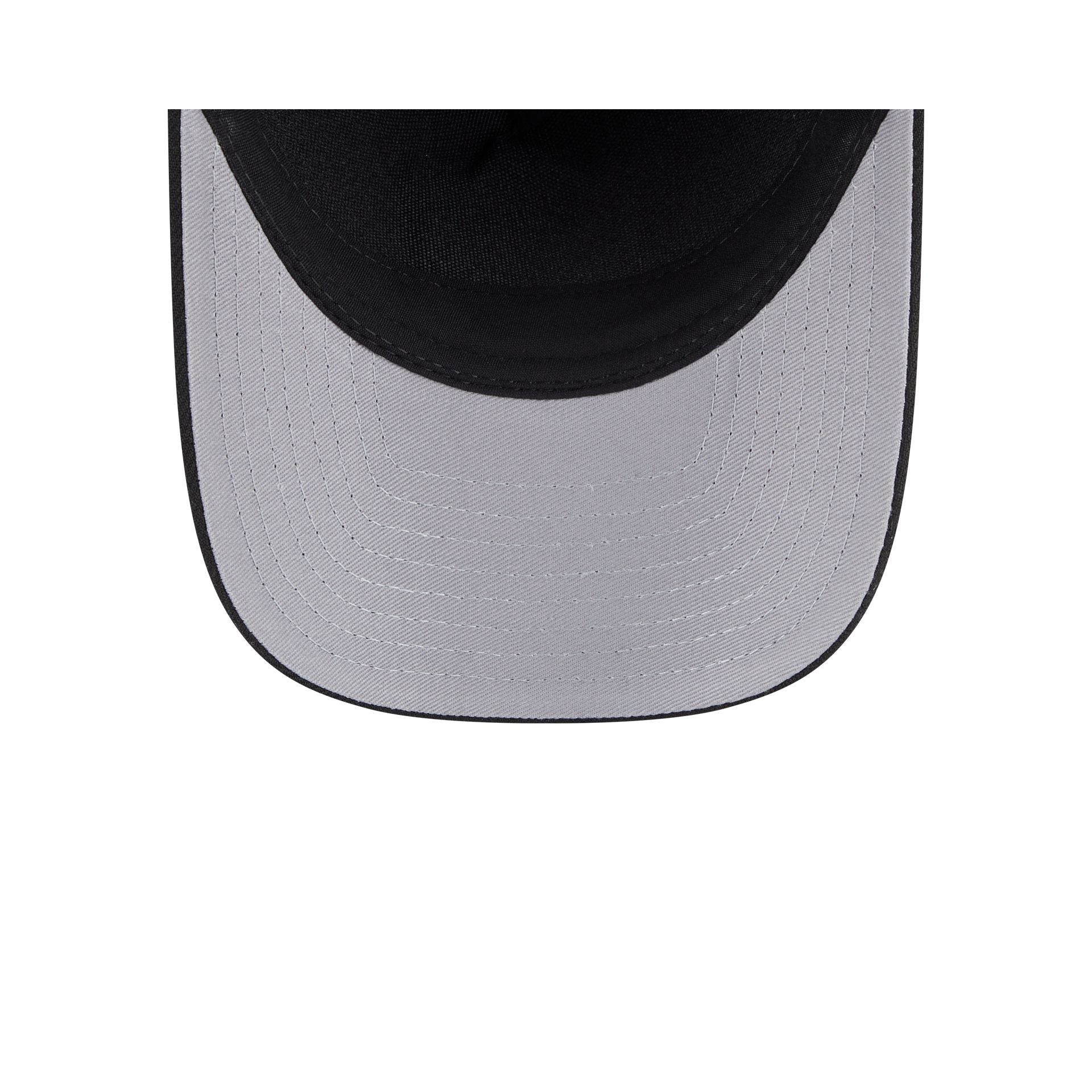 Carolina Panthers Black & White 9FORTY M-Crown A-Frame Snapback Hat - Image 7