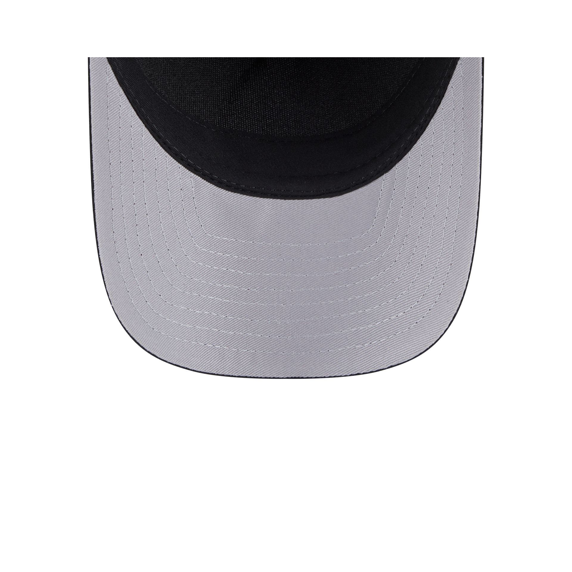 Cleveland Browns Black & White 9FORTY M-Crown A-Frame Snapback Hat - Image 7