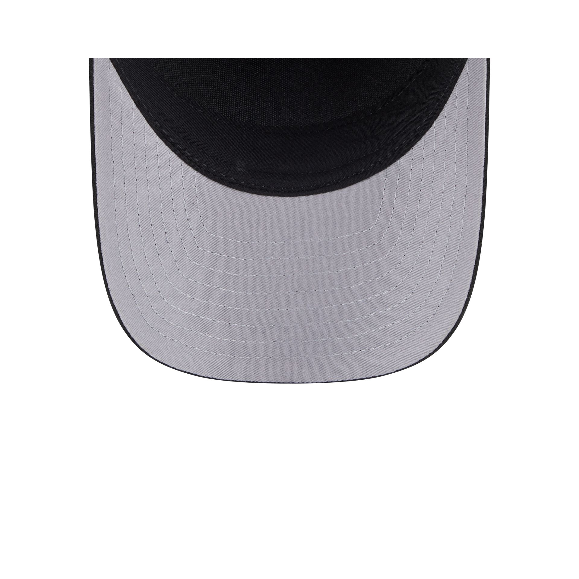 Miami Dolphins Black & White 9FORTY M-Crown A-Frame Snapback Hat - Image 7