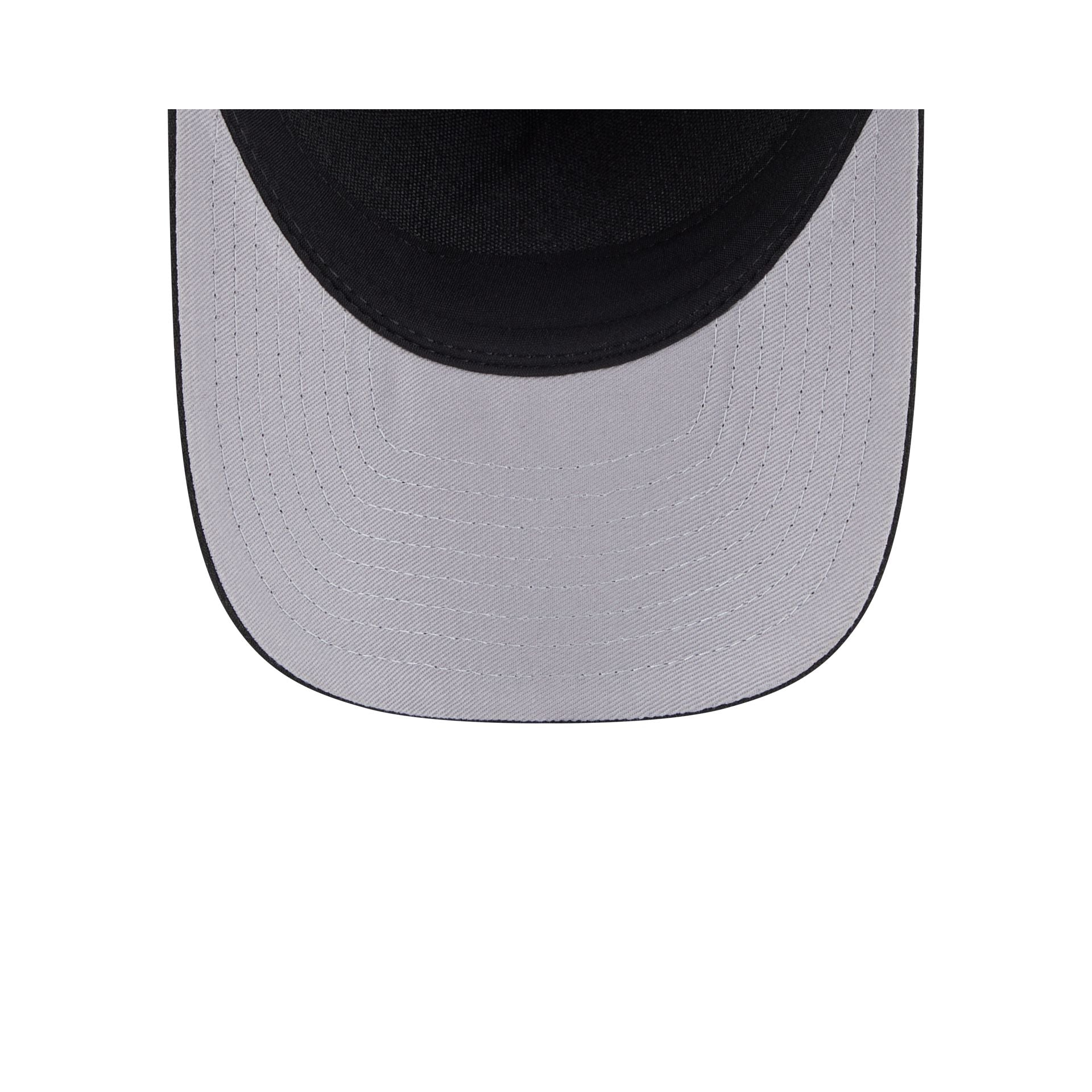 Pittsburgh Steelers Black & White 9FORTY M-Crown A-Frame Snapback Hat - Image 7