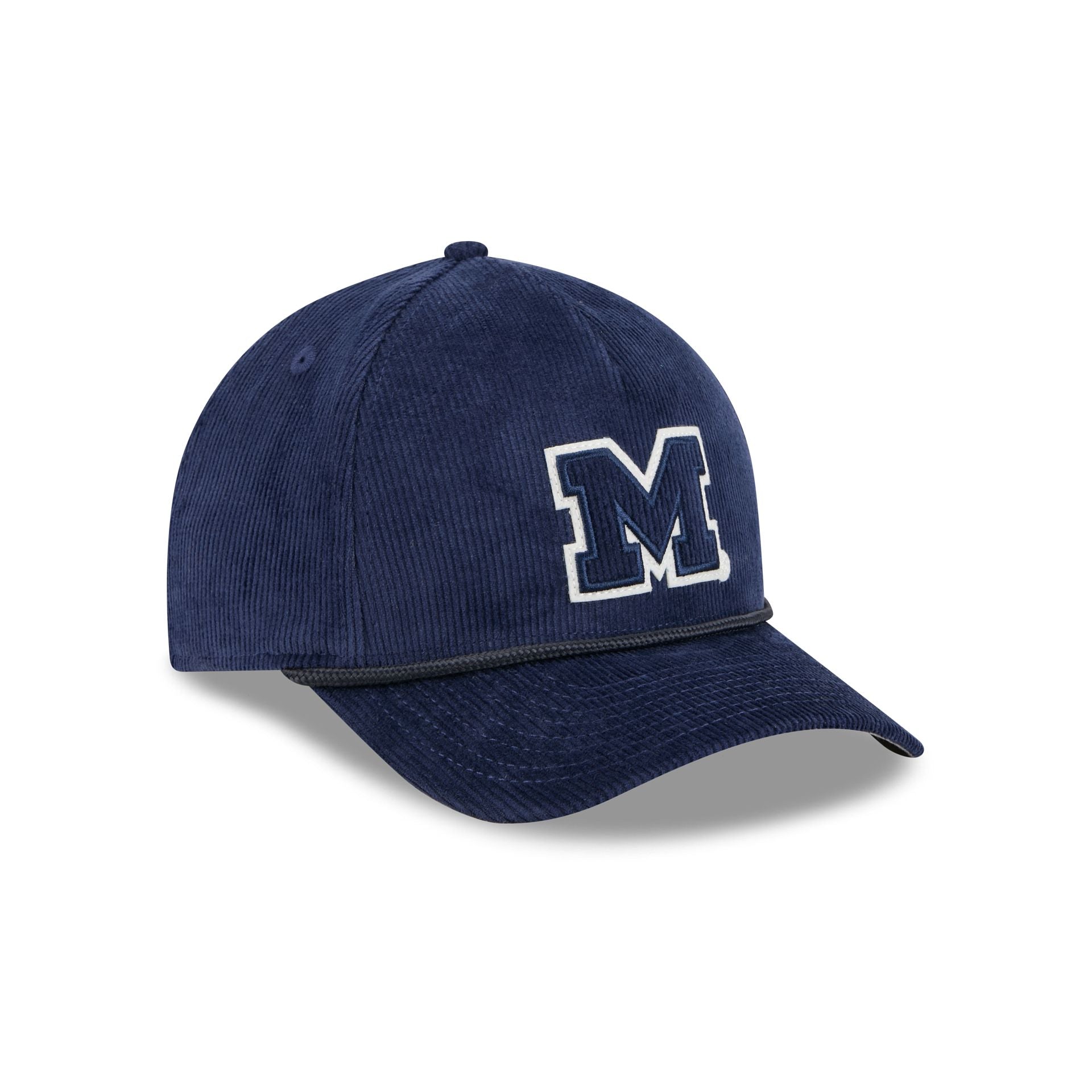 Michigan Wolverines Corduroy 9FORTY M-Crown A-Frame Snapback Hat - Image 3