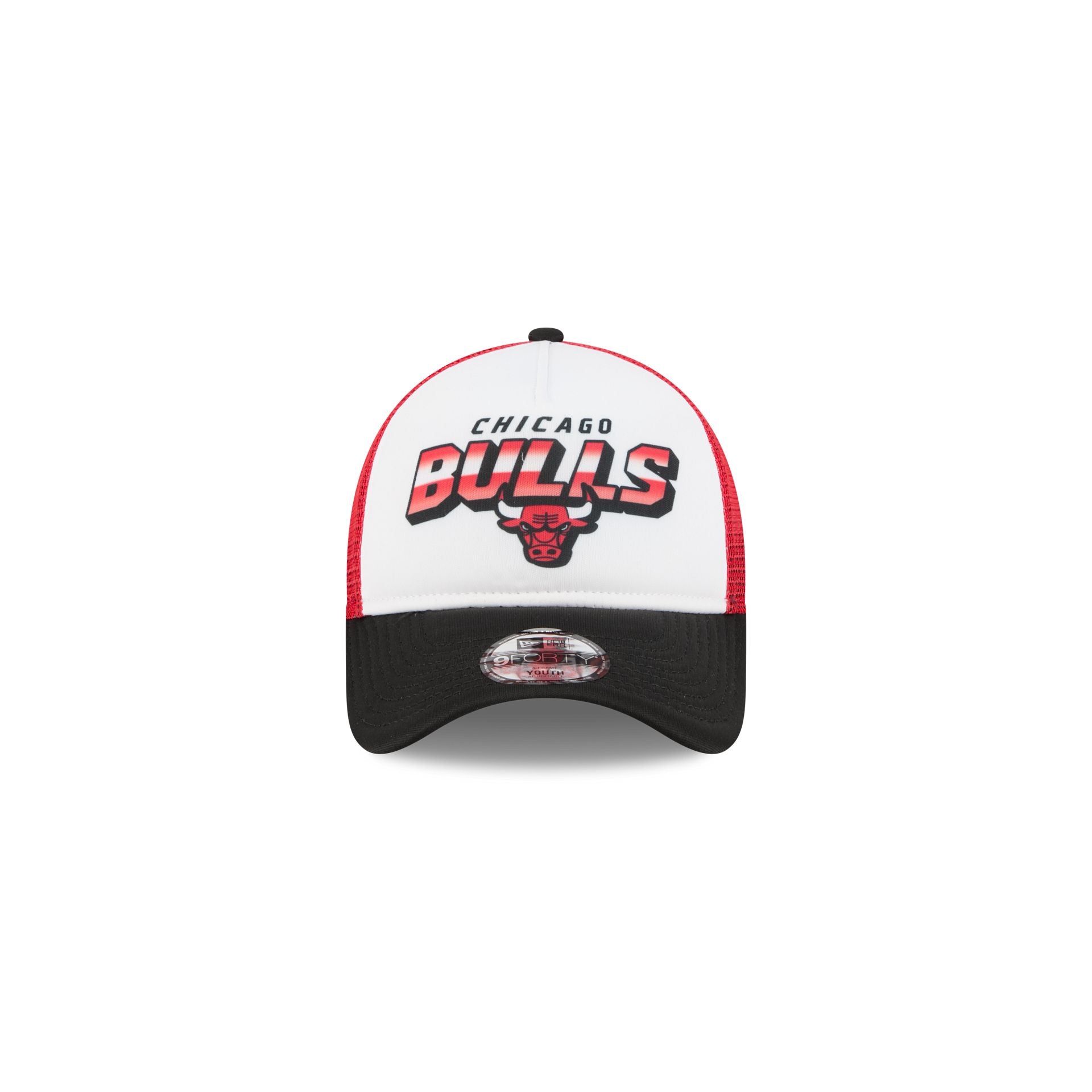 Chicago Bulls Shine Kids 9FORTY A-Frame Trucker Hat - Image 2
