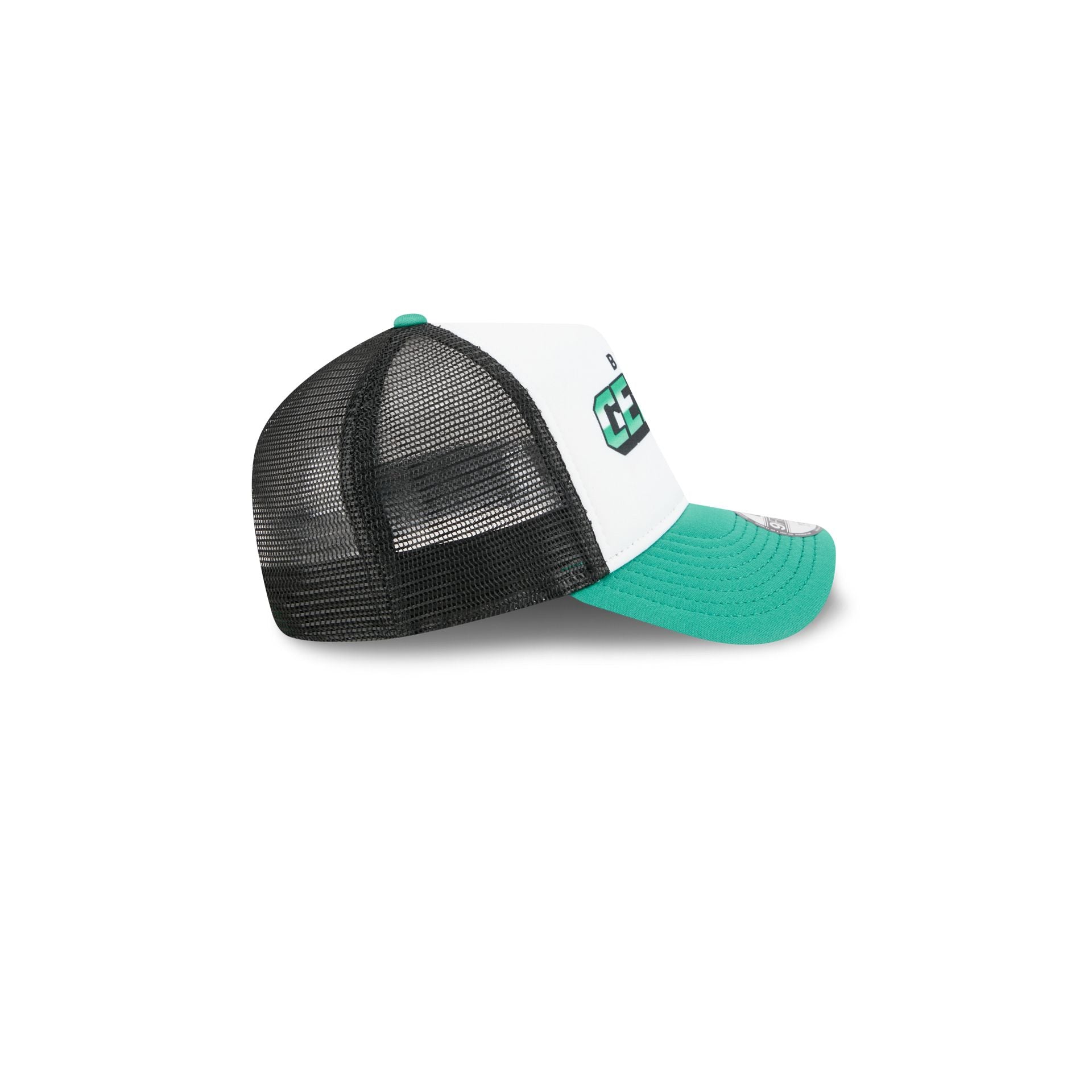 Boston Celtics Shine Kids 9FORTY A-Frame Trucker Hat - Image 5