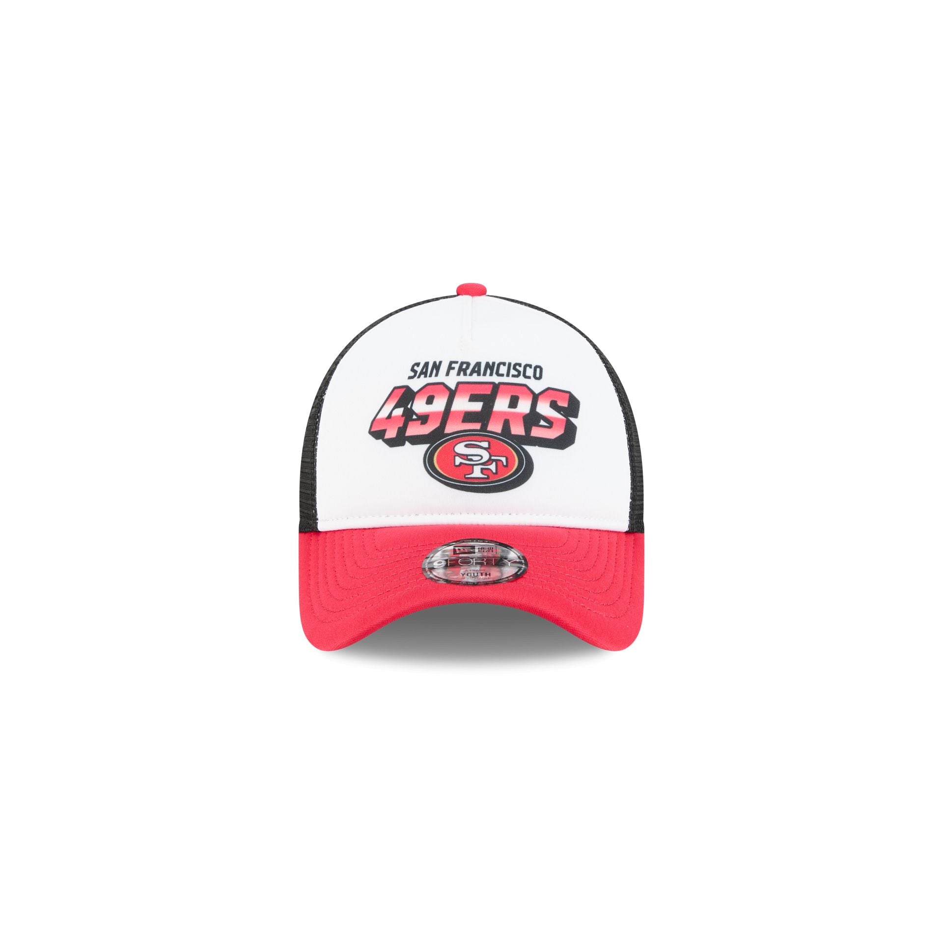 San Francisco 49ers Shine Kids 9FORTY A-Frame Trucker Hat - Image 2