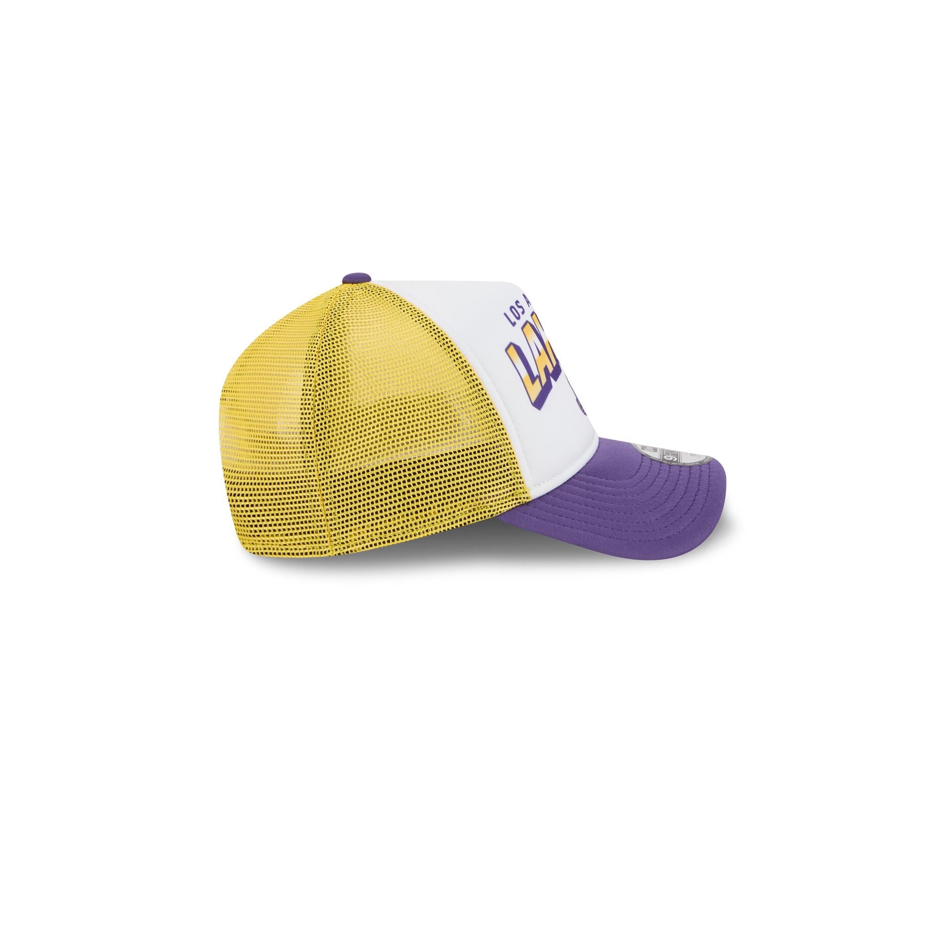 Los Angeles Lakers Shine Kids 9FORTY A-Frame Trucker Hat - Image 5