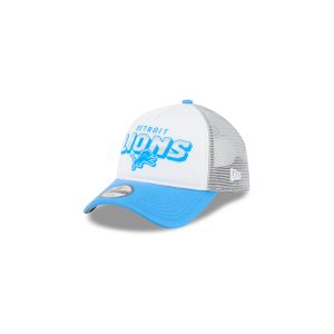 Detroit Lions Shine Kids 9FORTY A-Frame Trucker Hat