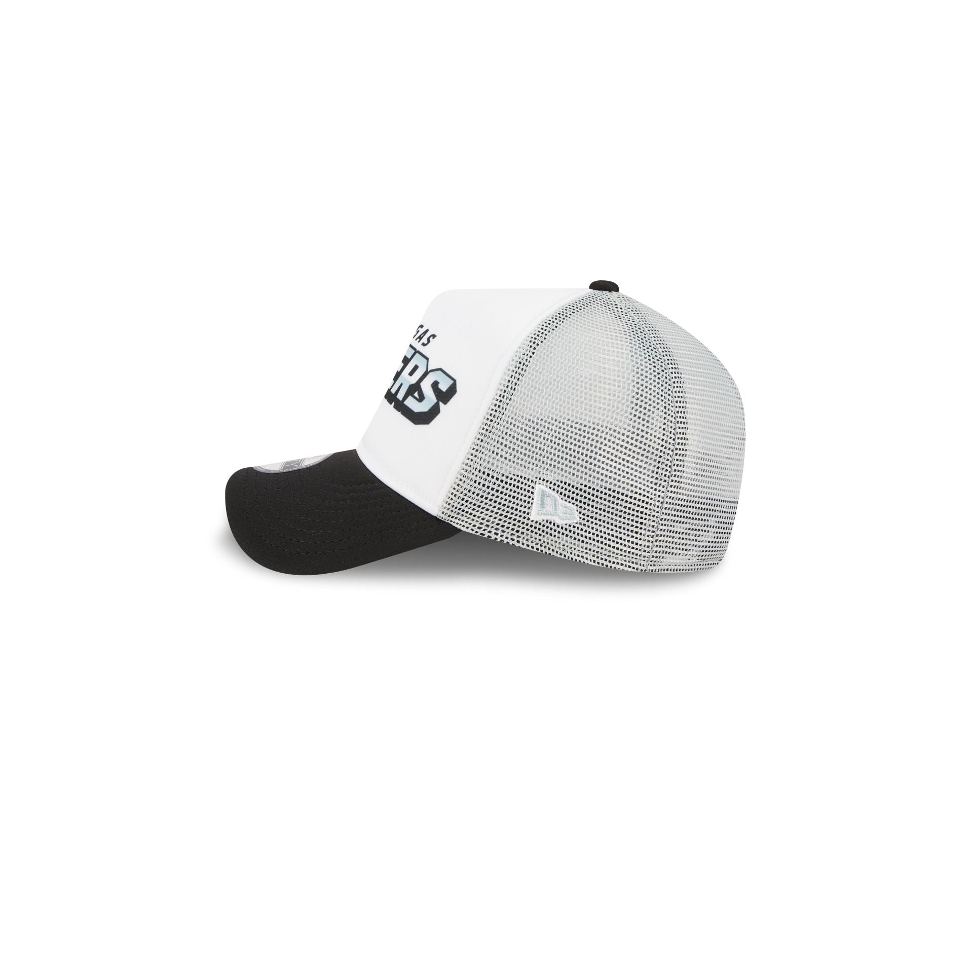 Las Vegas Raiders Shine Kids 9FORTY A-Frame Trucker Hat - Image 4