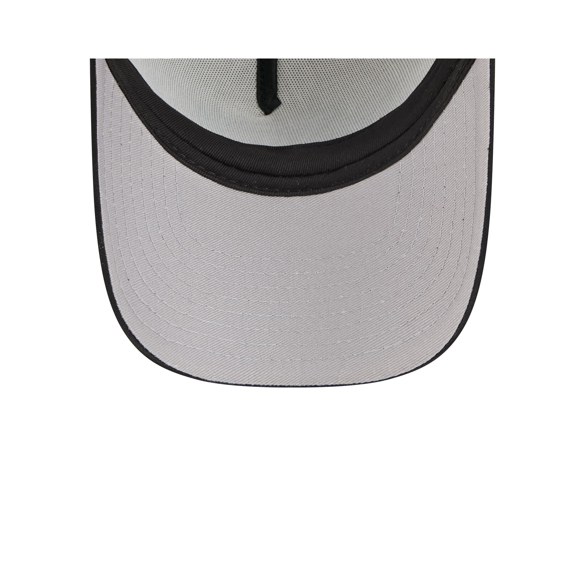 Las Vegas Raiders Shine Kids 9FORTY A-Frame Trucker Hat - Image 7